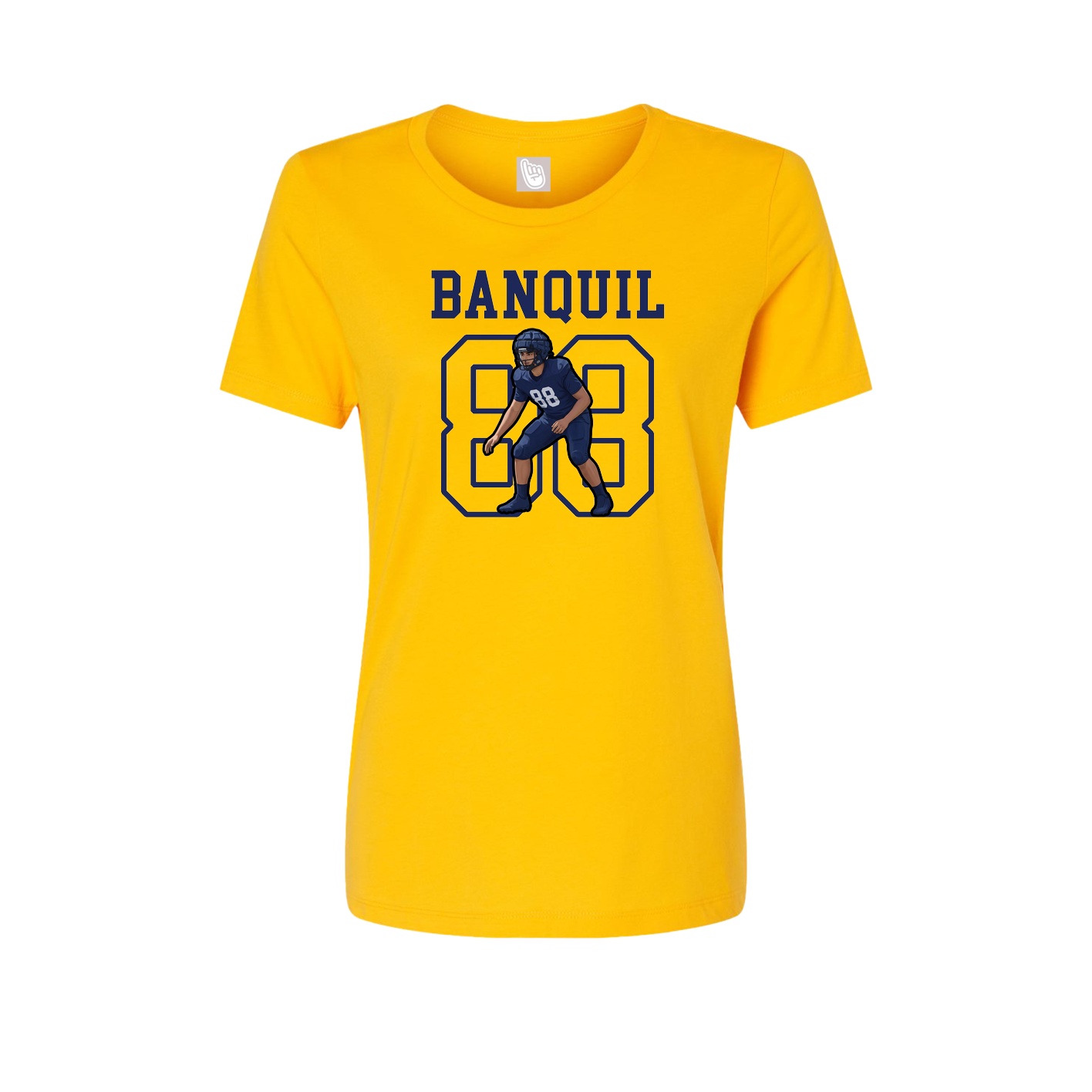 Fitted Women's Tee — Shirsey in Gold