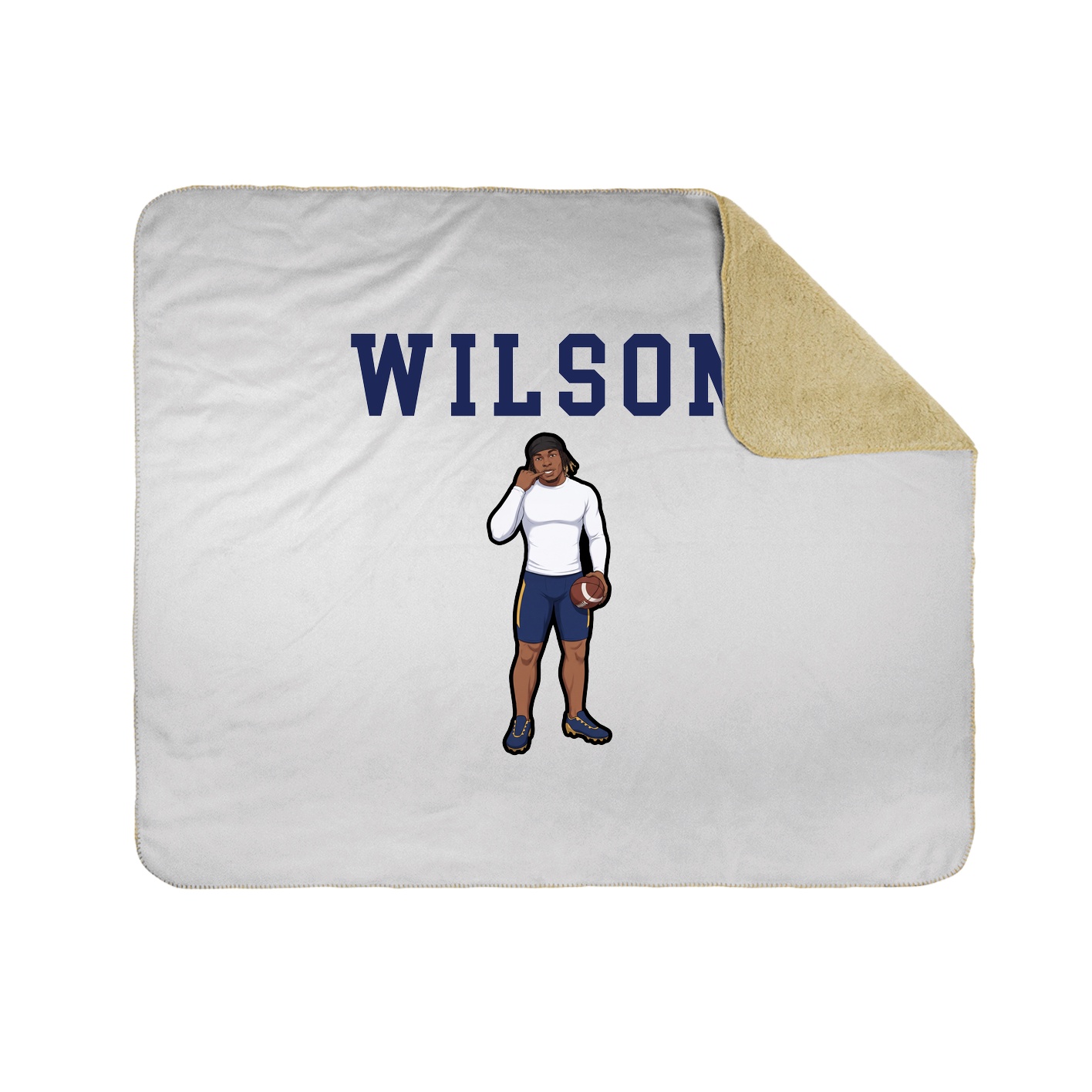 Throw Blanket — Shirsey in White