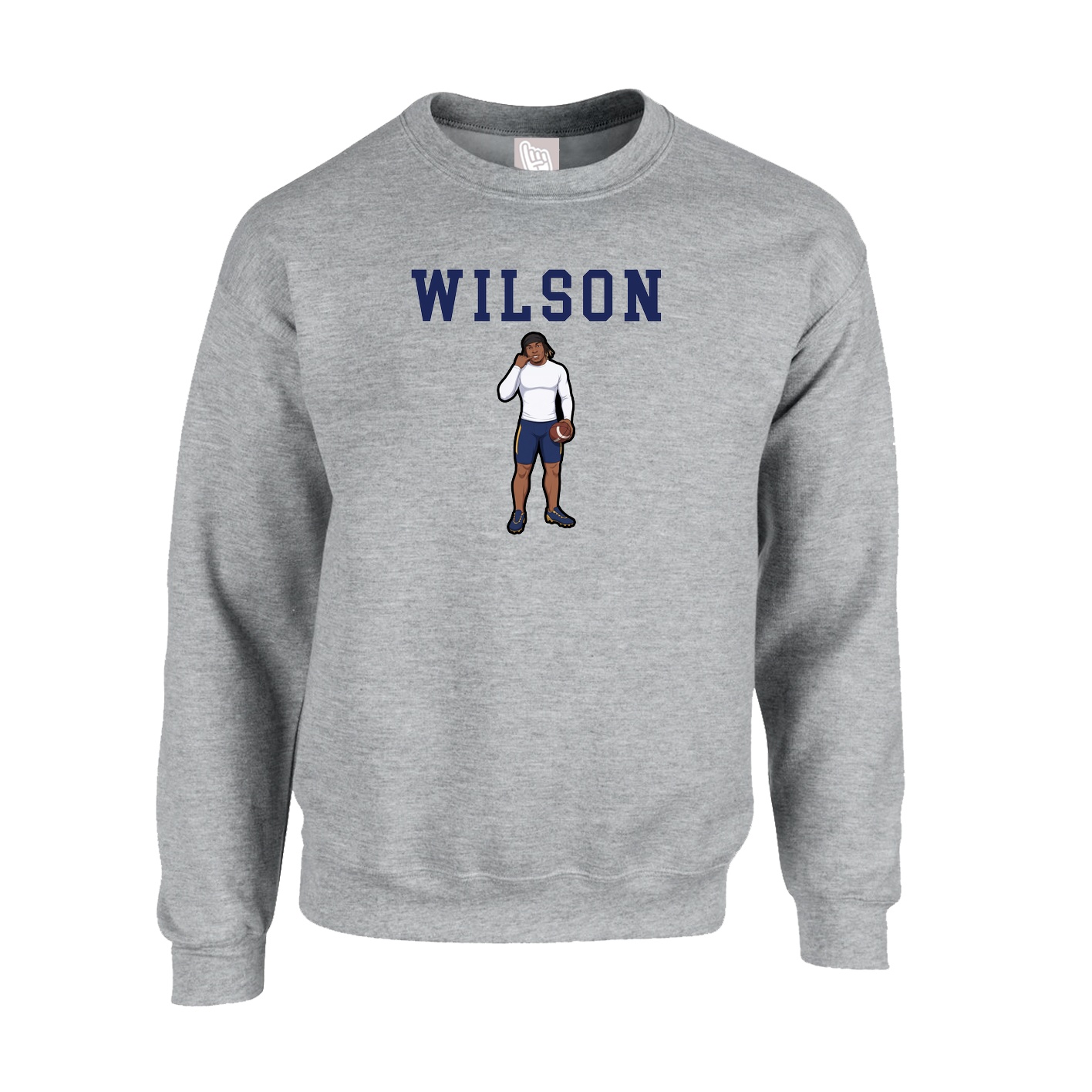 Fleece Crew — Shirsey in Grey