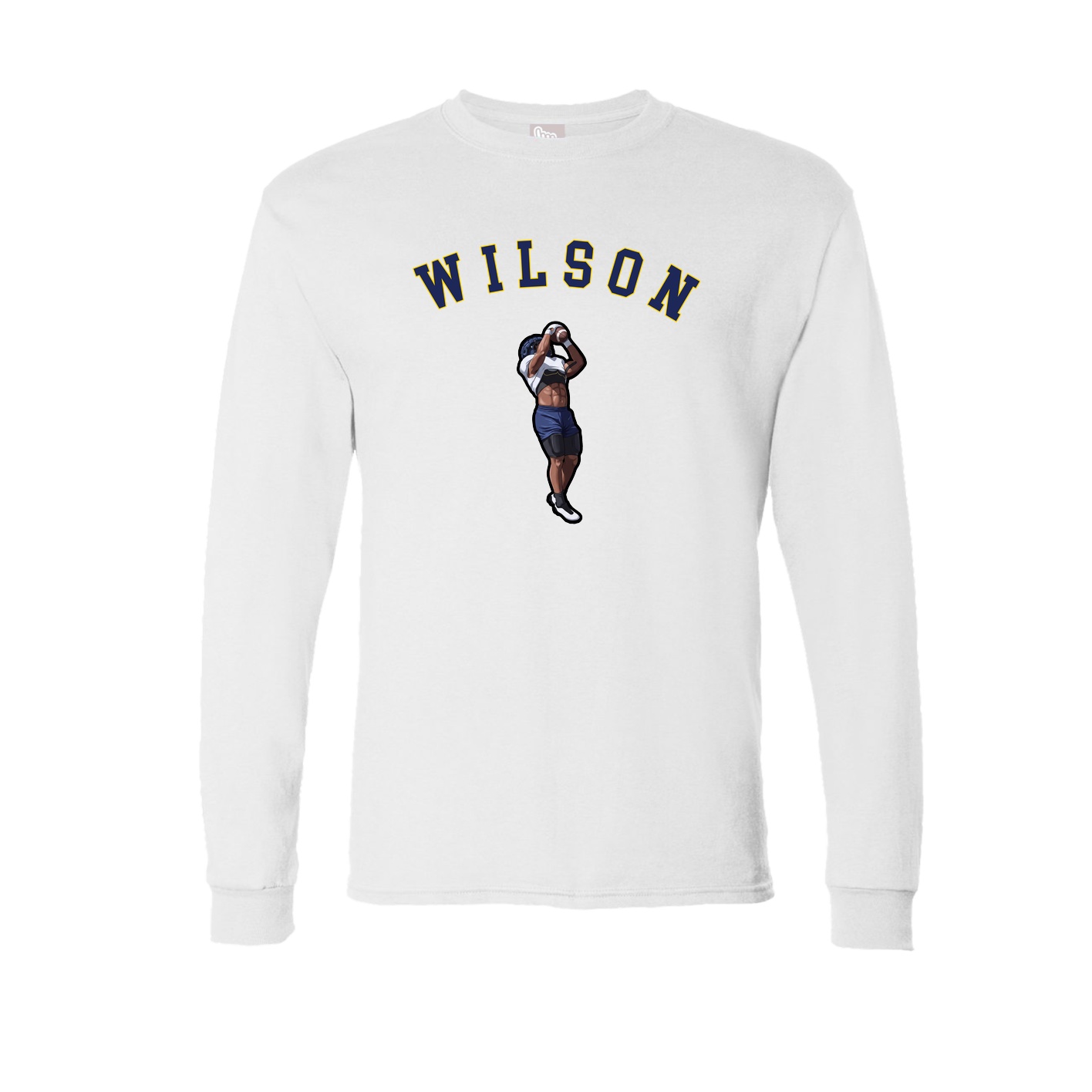 Long Sleeve Tee — Shirsey Arch in White