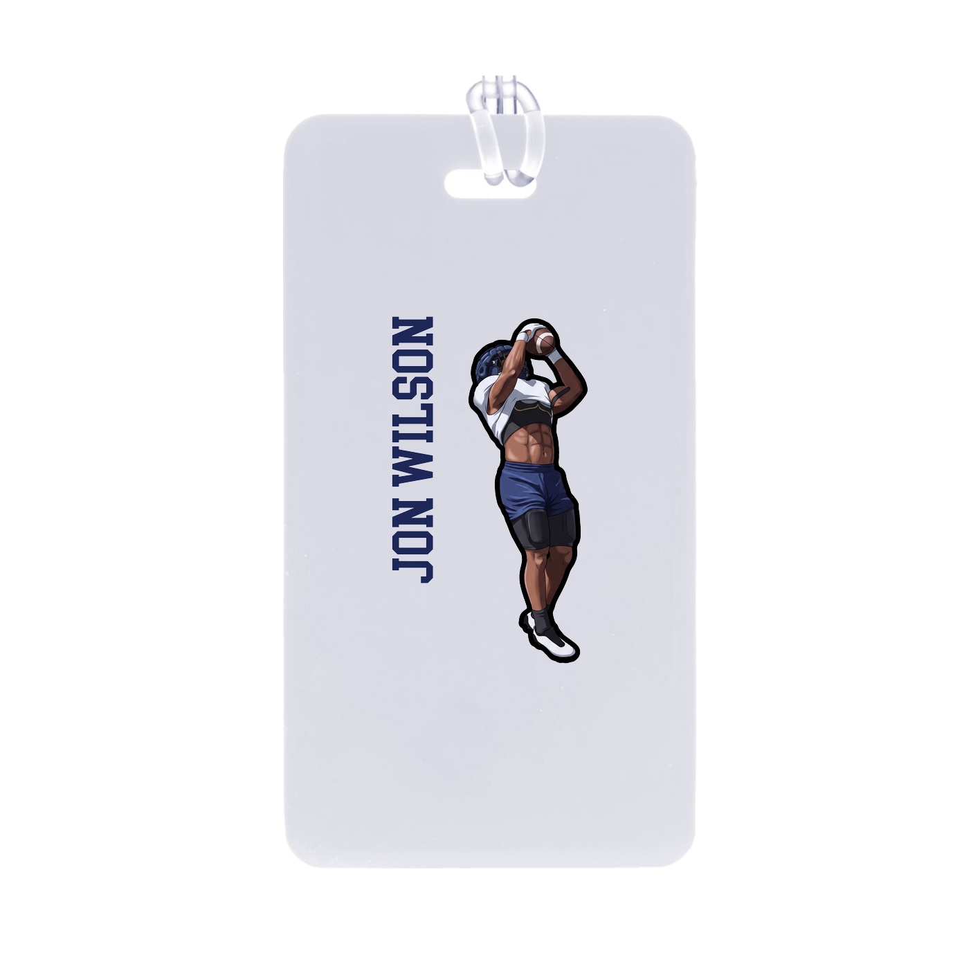 Bag Tag — Name Vertical in Classic