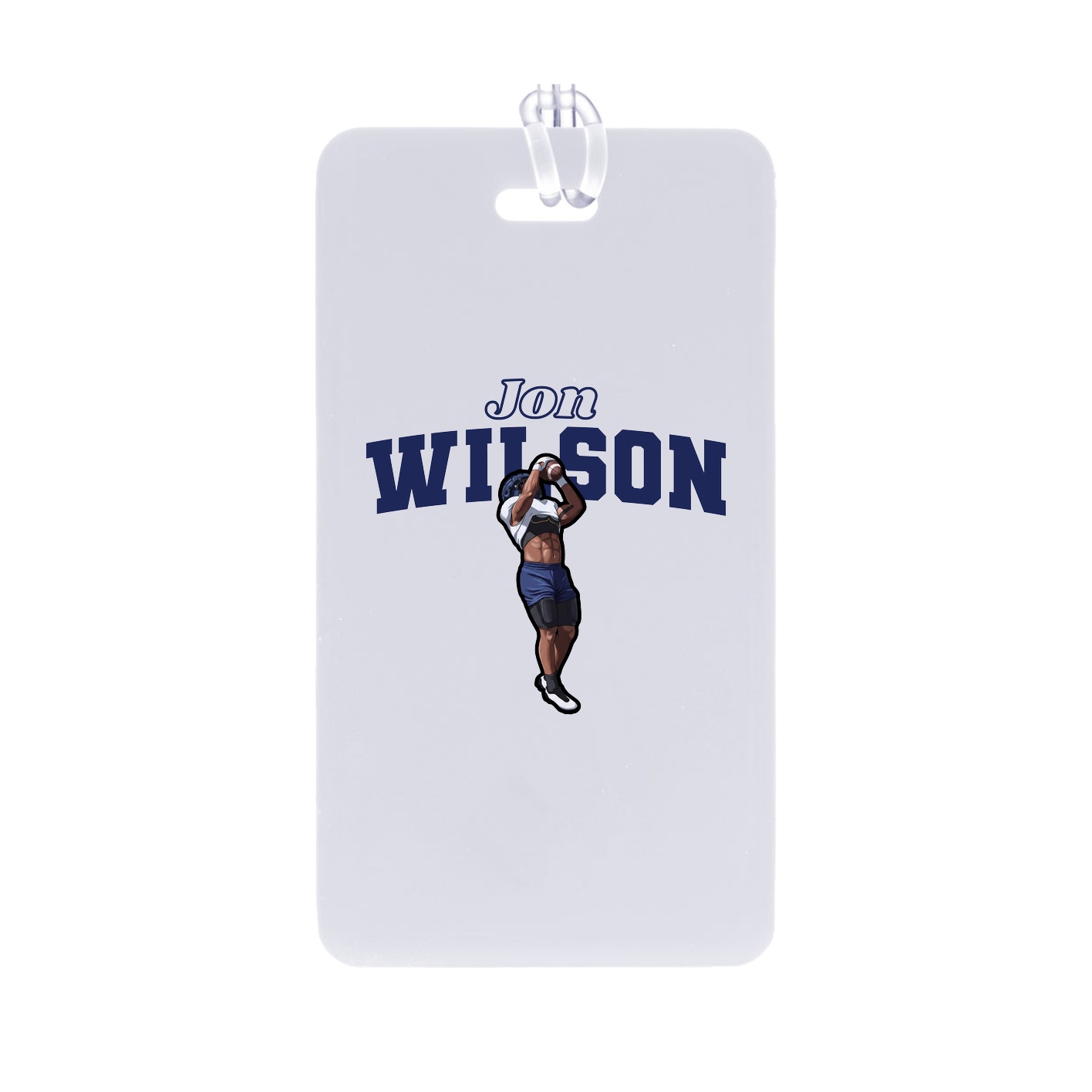 Bag Tag — Name Arch in Classic