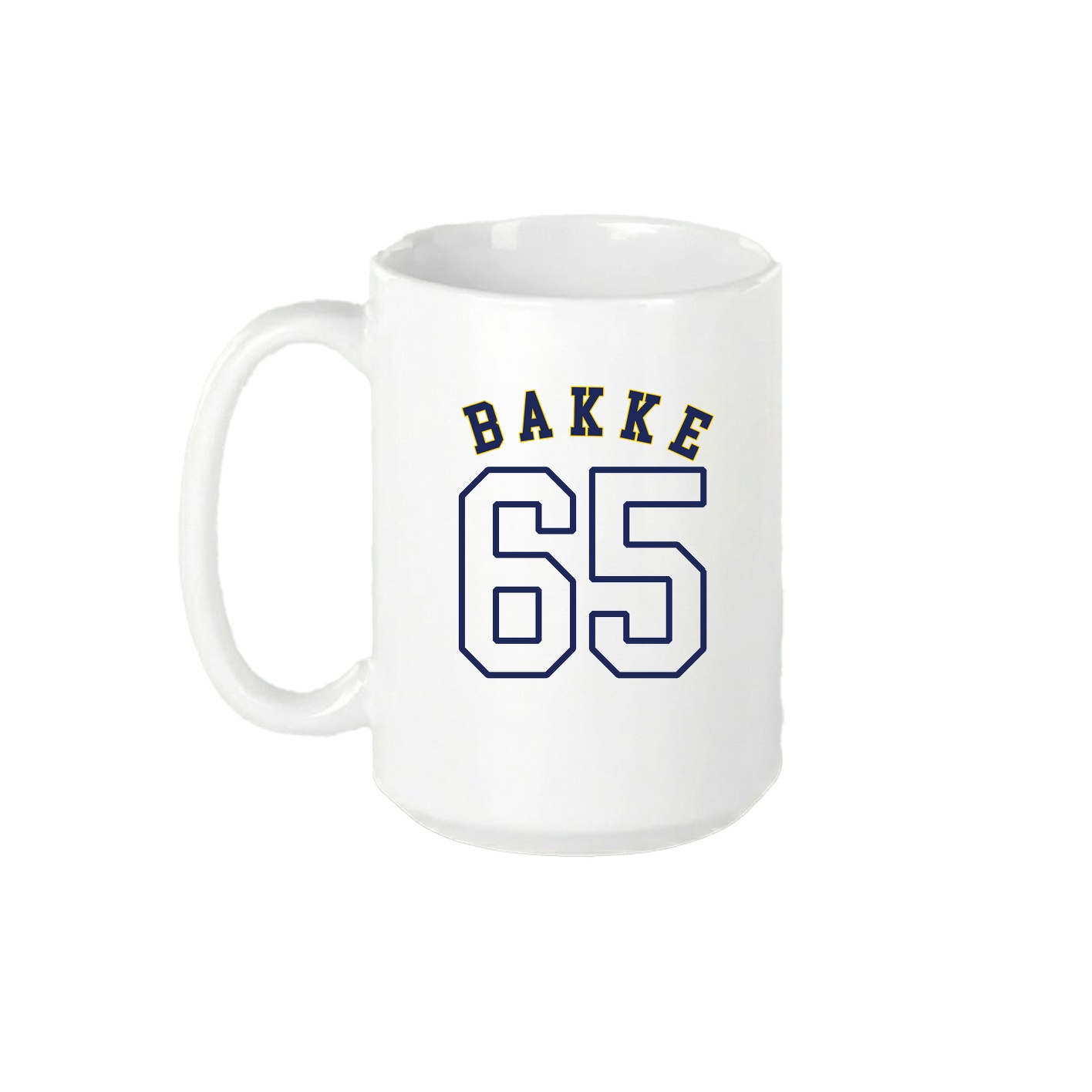 15oz Coffee Mug — Shirsey Arch in White