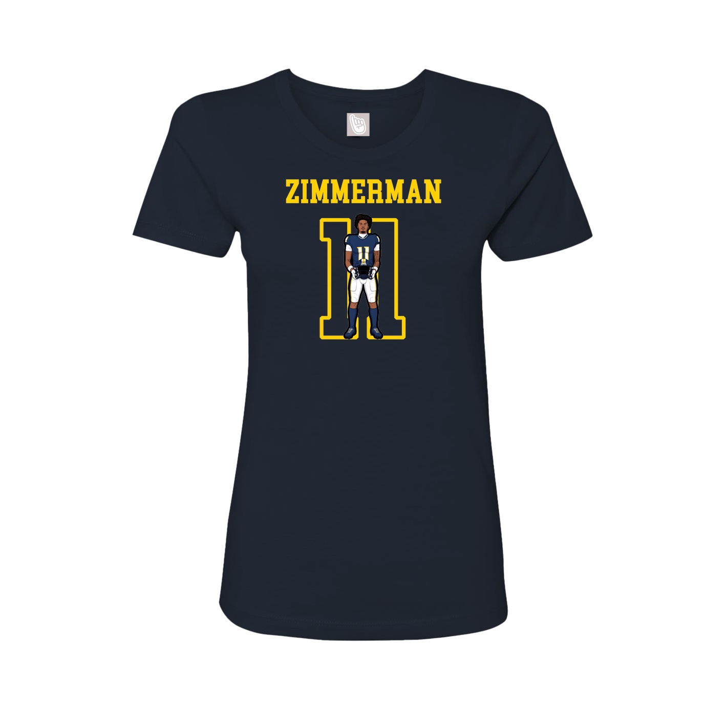 Fitted Women's Tee — Shirsey in Navy