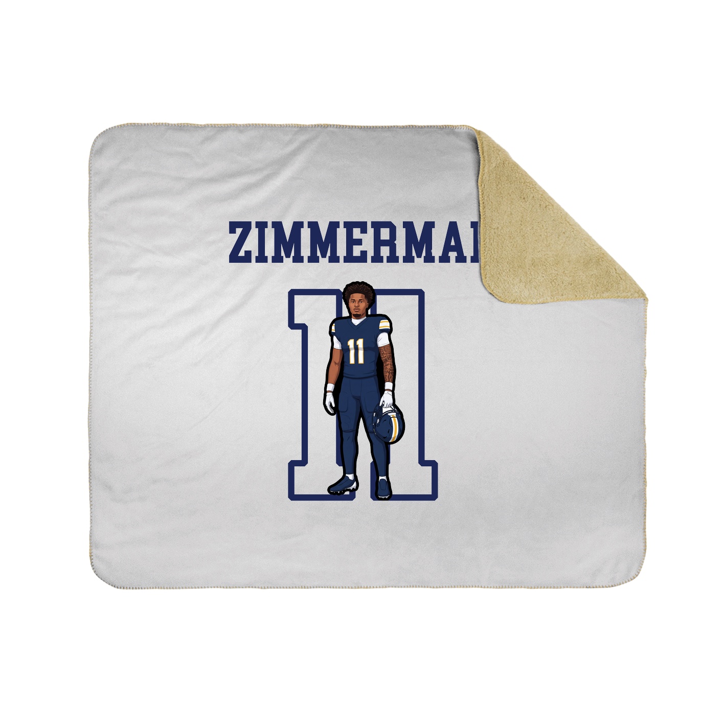 Throw Blanket — Shirsey in White