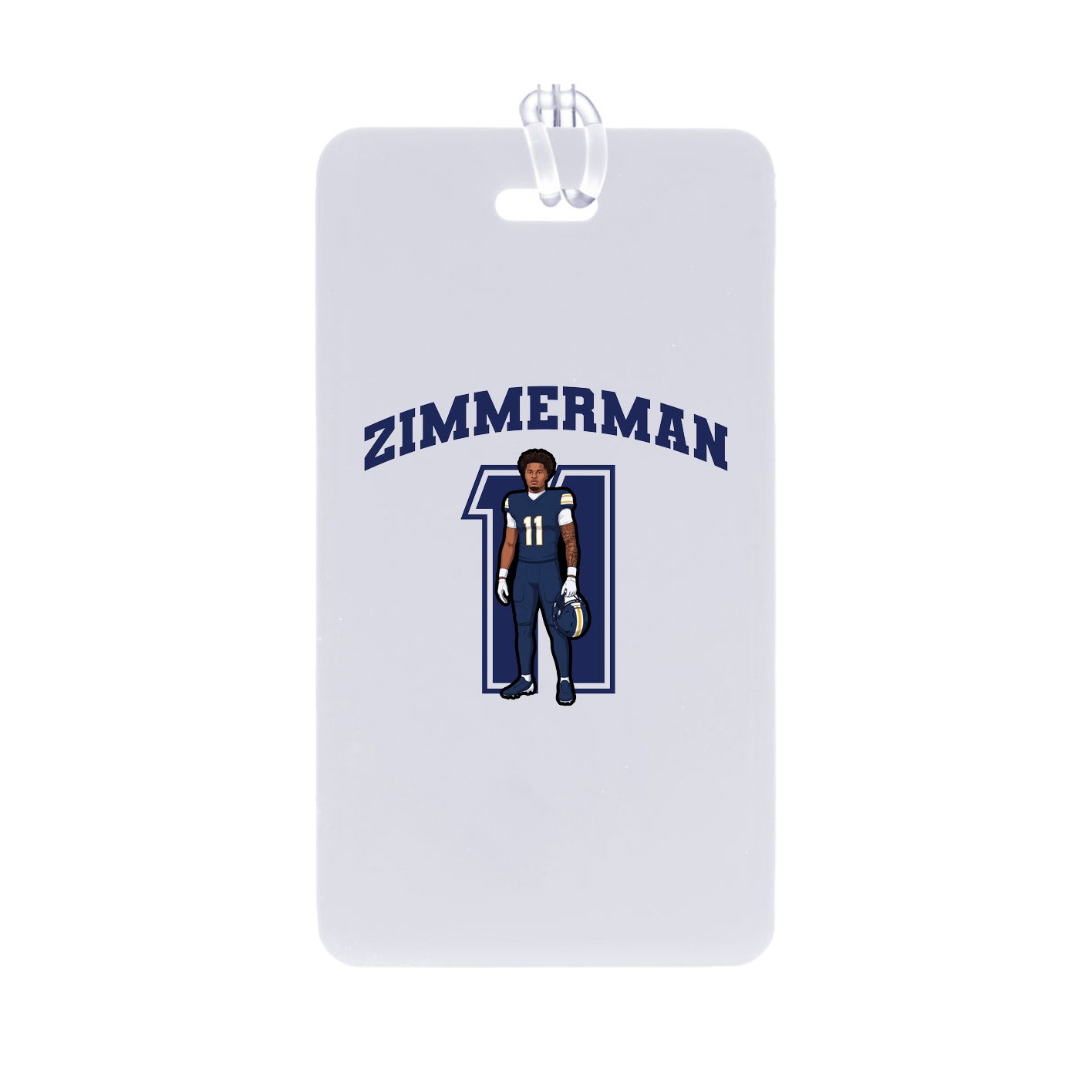 Bag Tag — Number in Classic