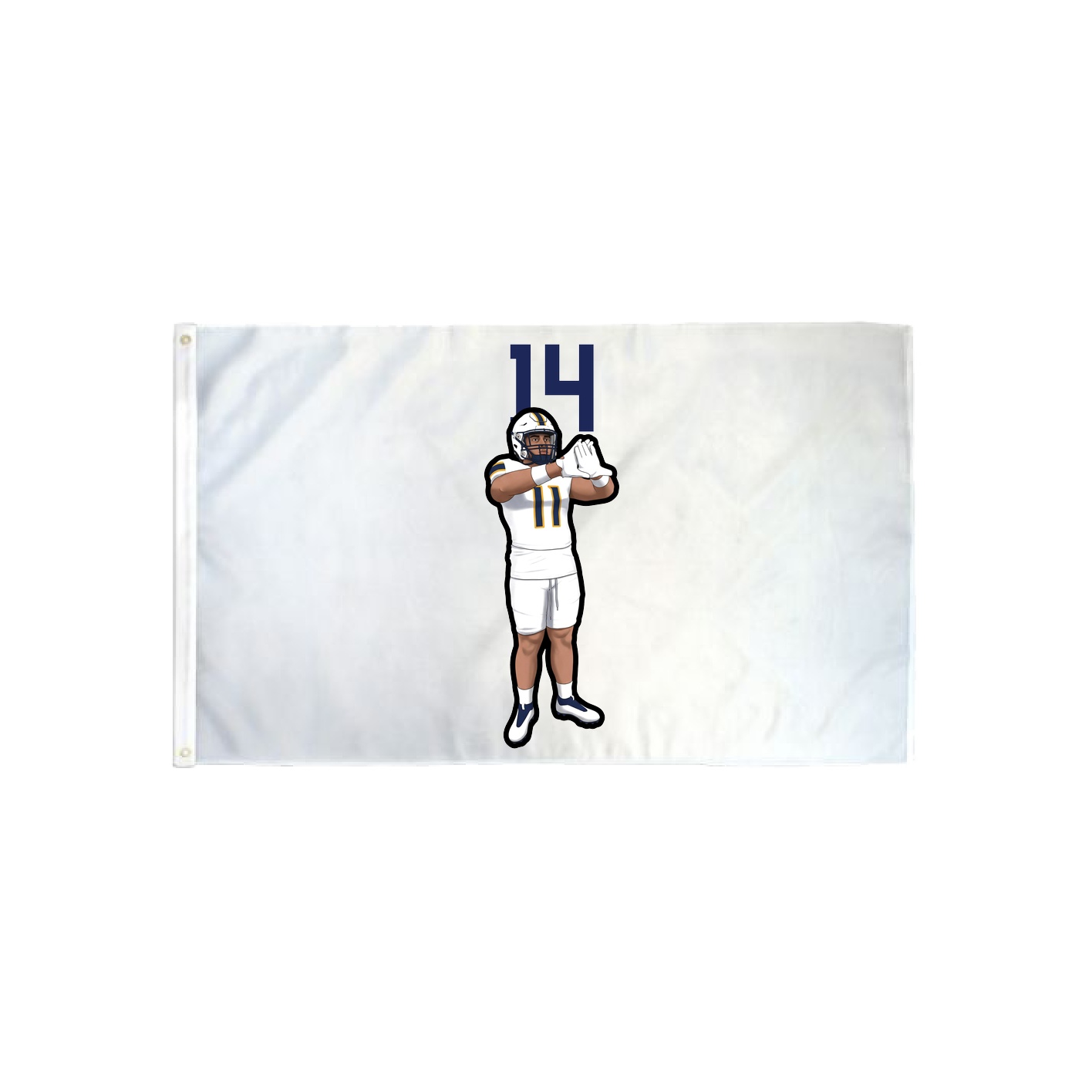 3x5 Flag — Number Top in Classic