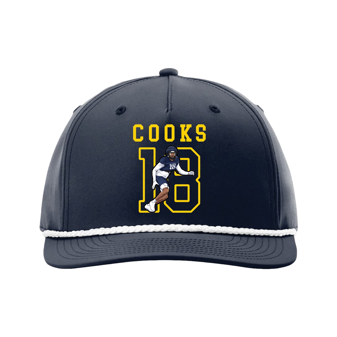 Five-Panel Classic Rope Cap — Shirsey in Navy