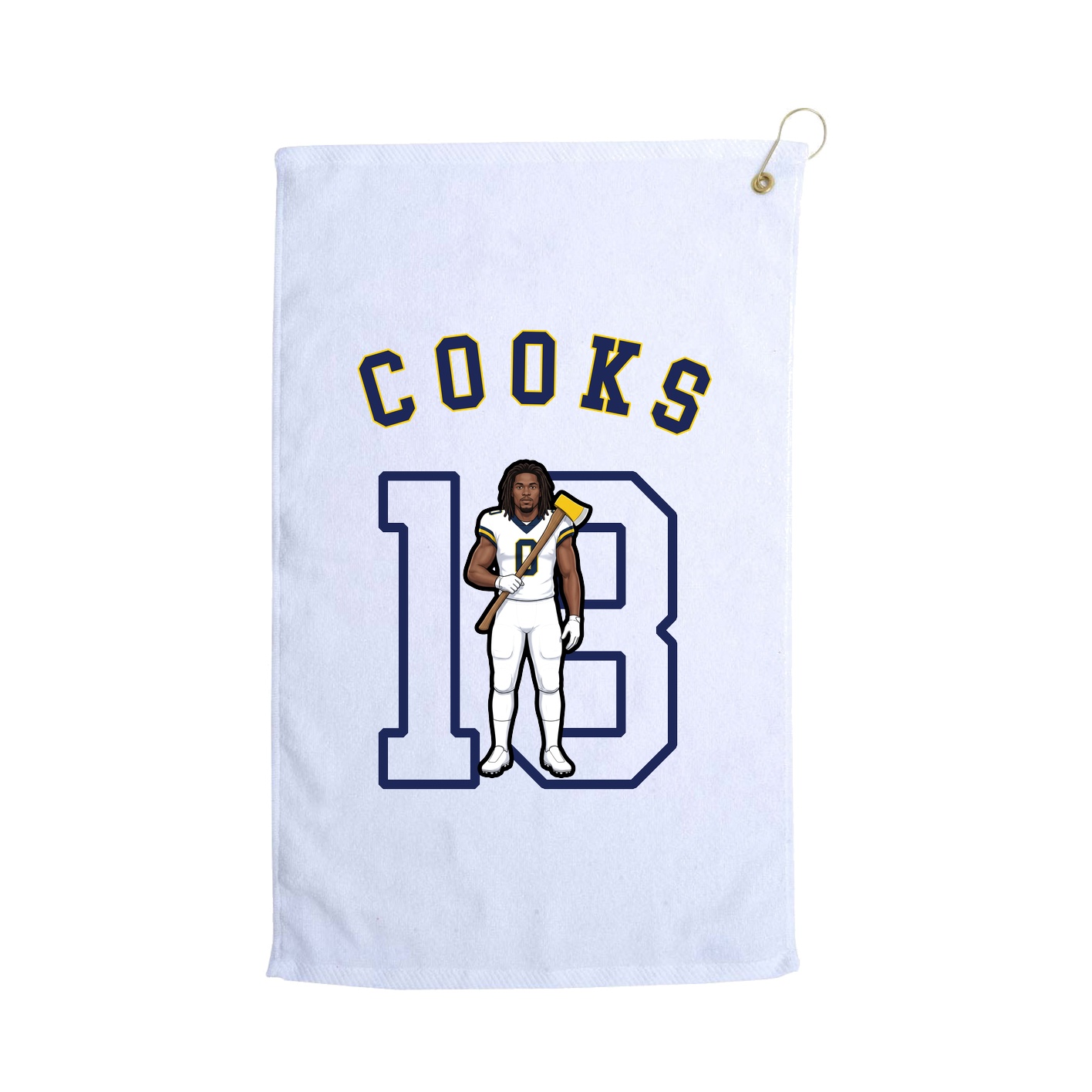 Golf Towel — Shirsey Arch in White