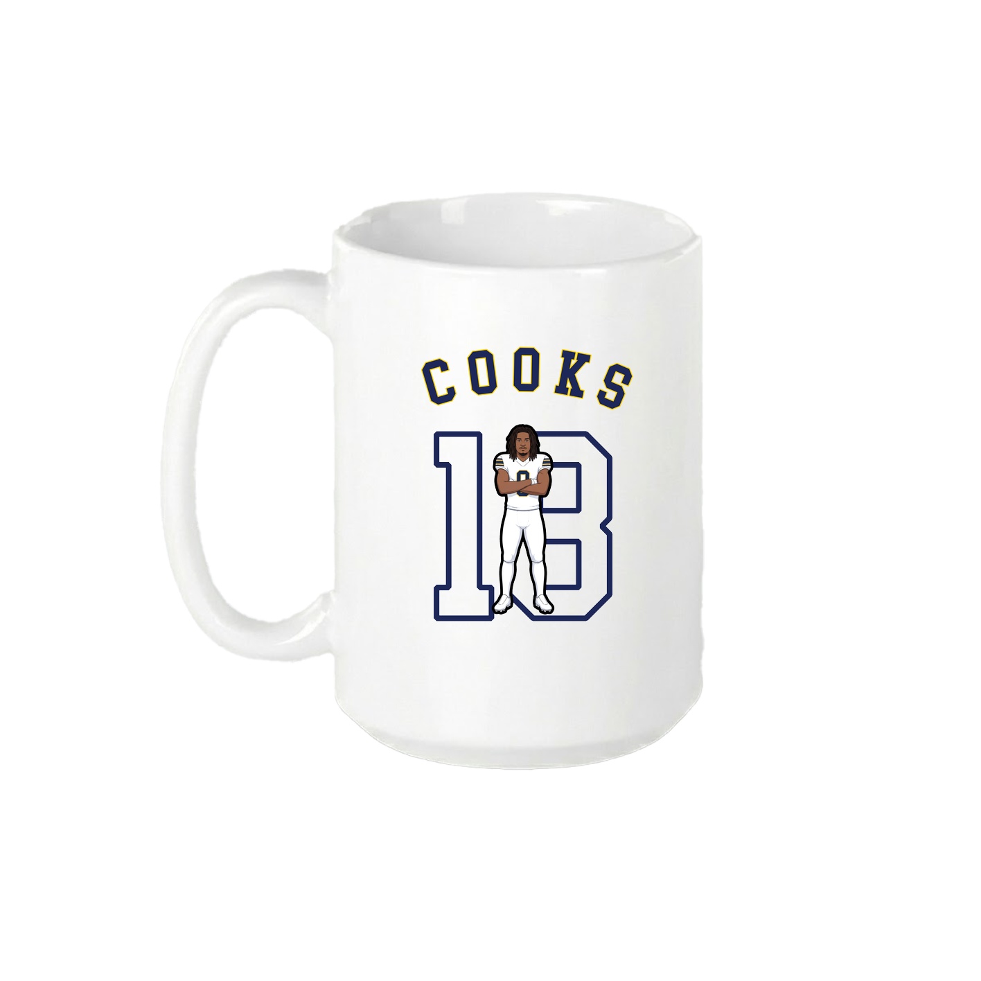15oz Coffee Mug — Shirsey Arch in White