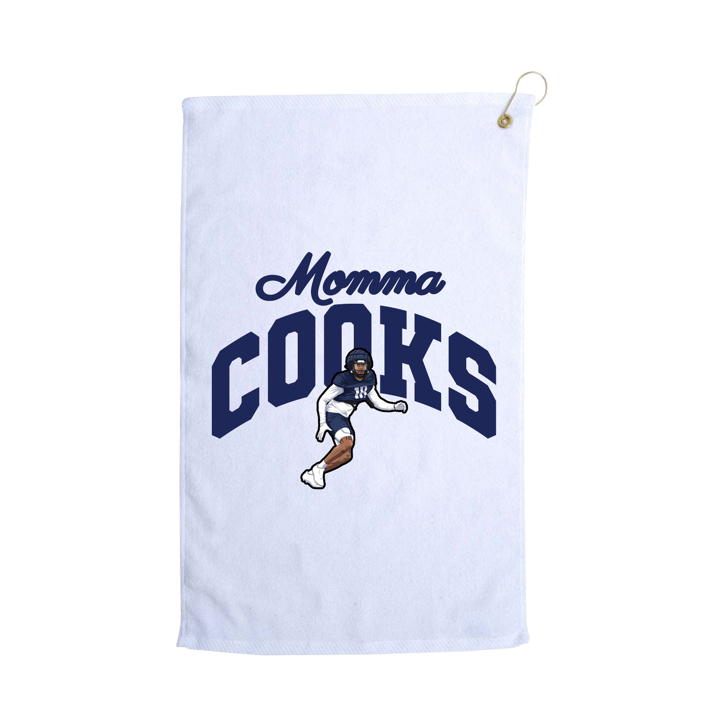 Golf Towel — Mothers Day Arch in White