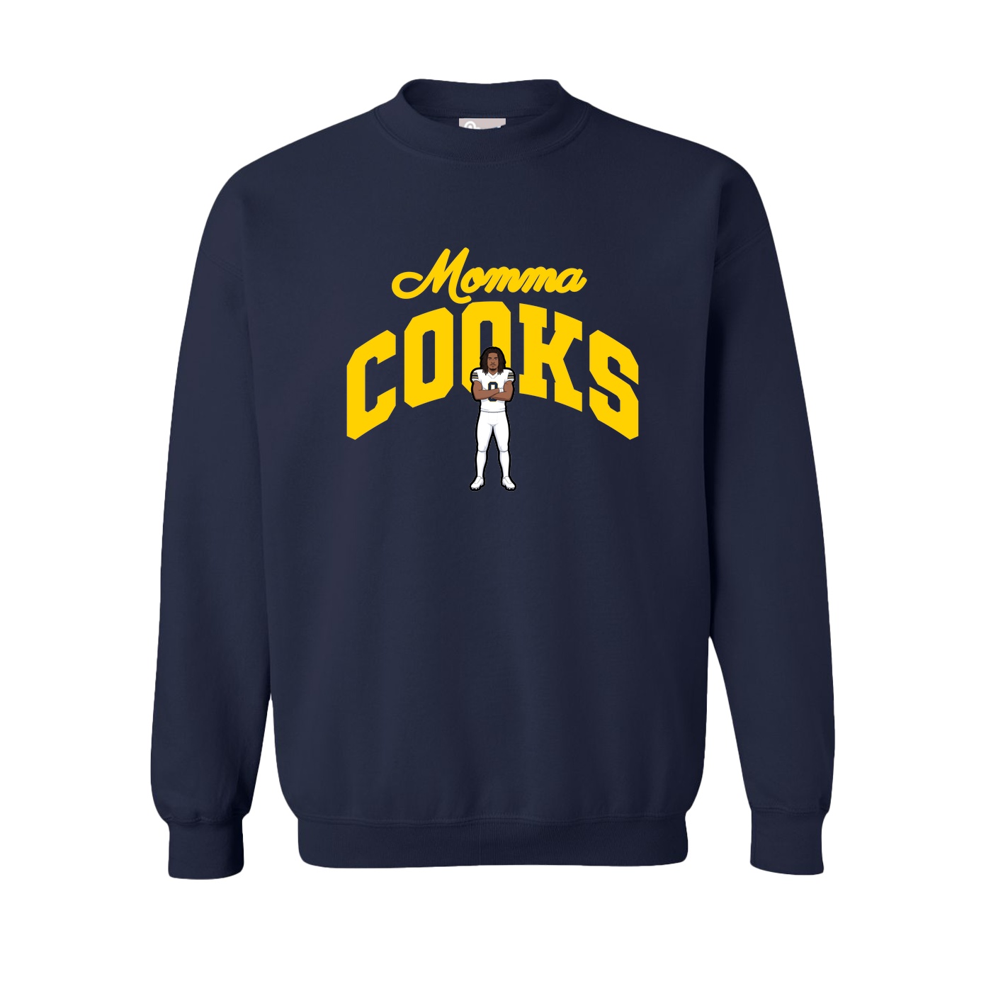 Fleece Crew — Mothers Day Arch in Navy