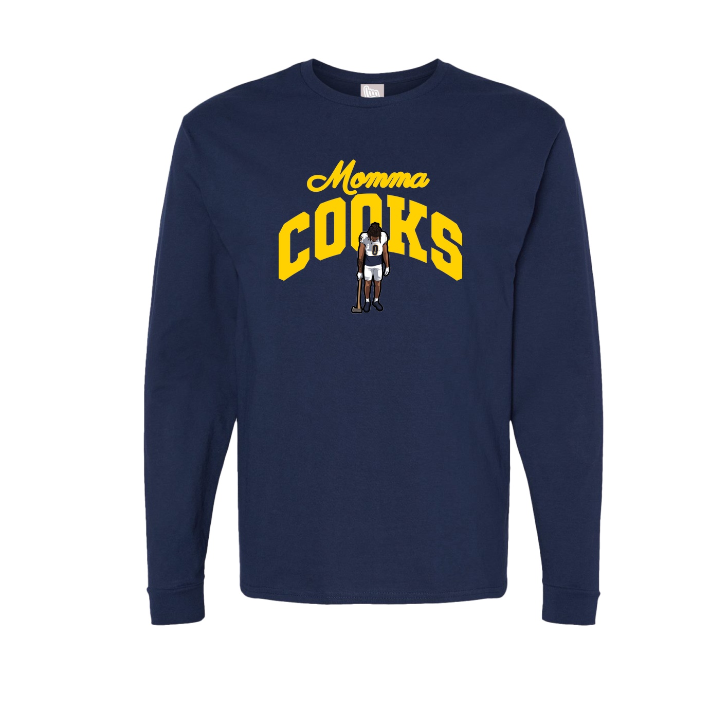 Long Sleeve Tee — Mothers Day Arch in Navy