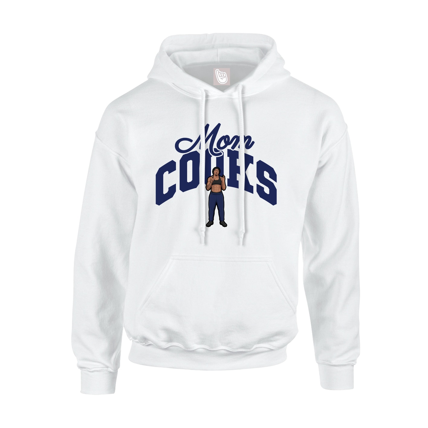 Youth Hoodie — Mothers Day Arch in White