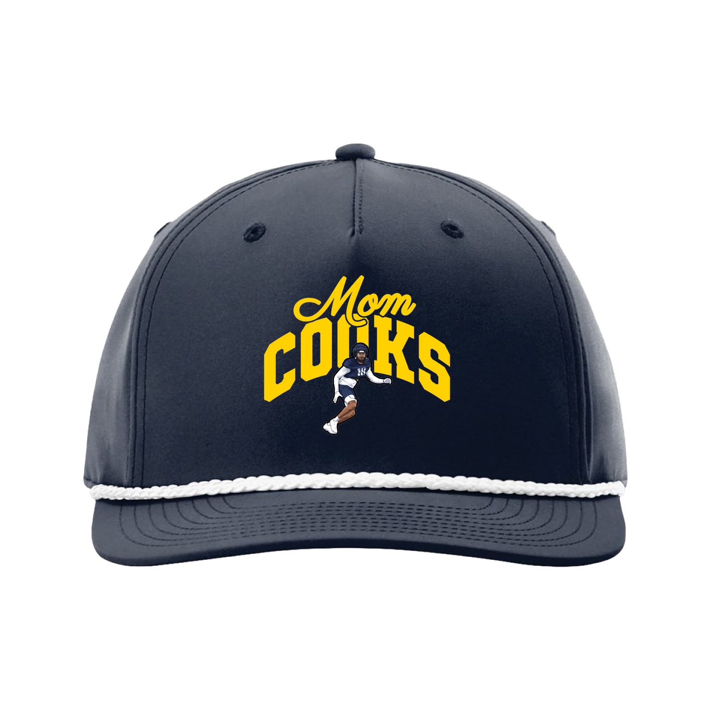 Five-Panel Classic Rope Cap — Mothers Day Arch in Navy