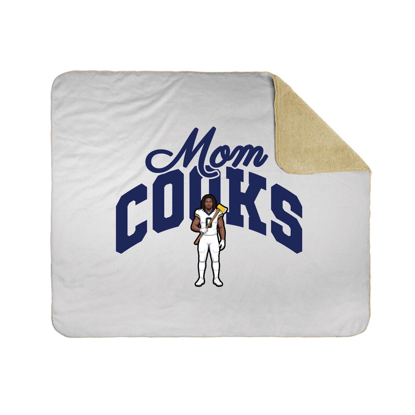 Throw Blanket — Mothers Day Arch in White