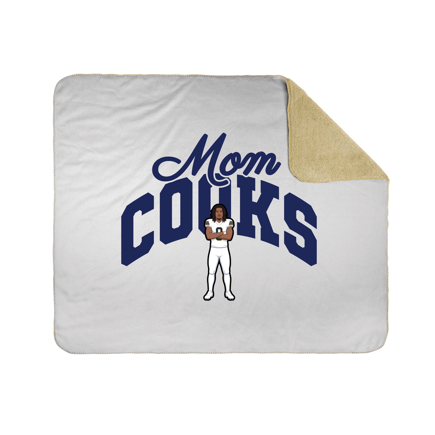 Throw Blanket — Mothers Day Arch in White