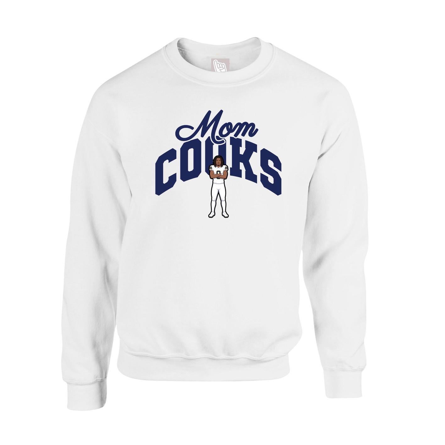 Fleece Crew — Mothers Day Arch in White