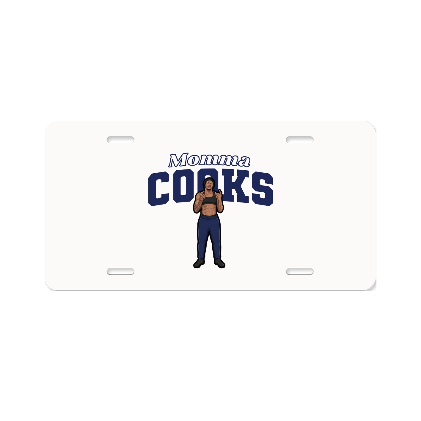 License Plate — Mothers Day Block in Classic