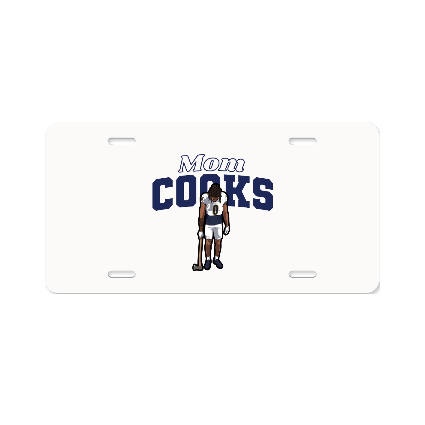License Plate — Mothers Day Block in Classic