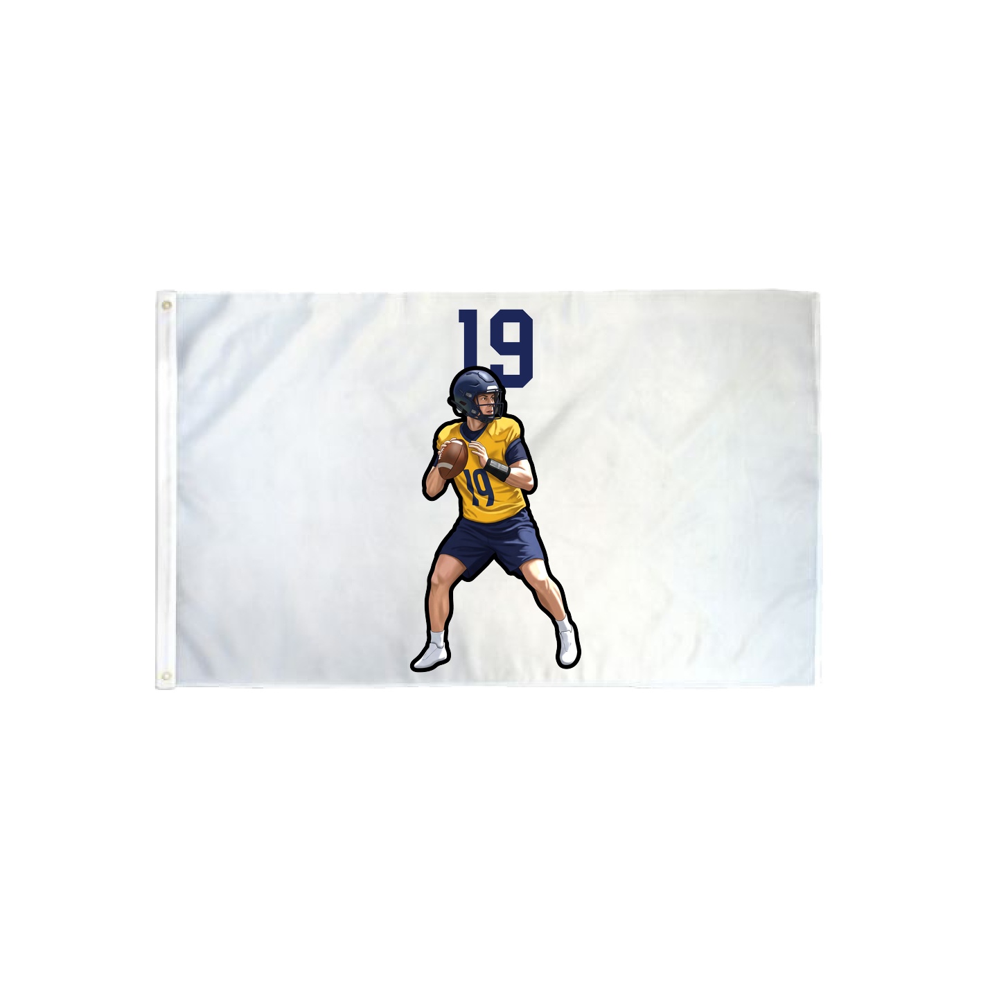 3x5 Flag — Number Top in Classic