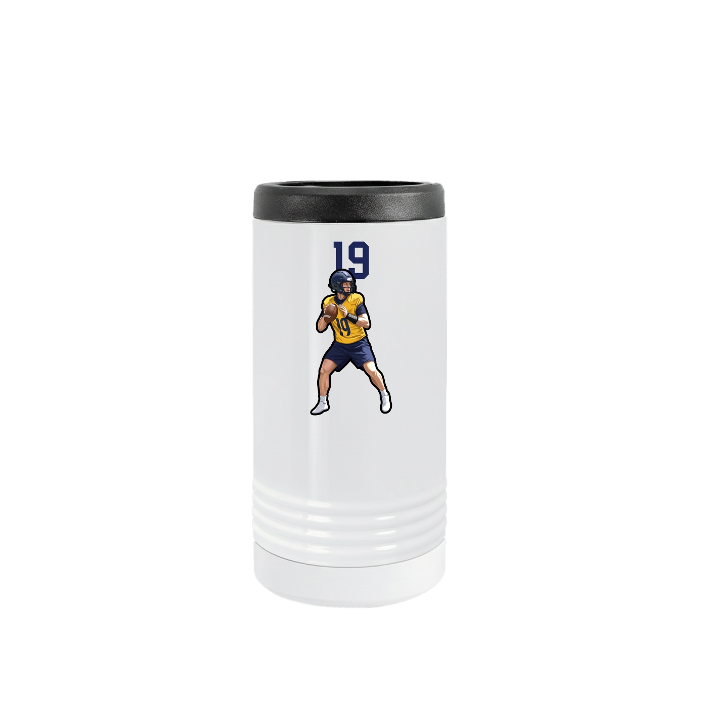 Slim Beverage Holder — Number Top in White