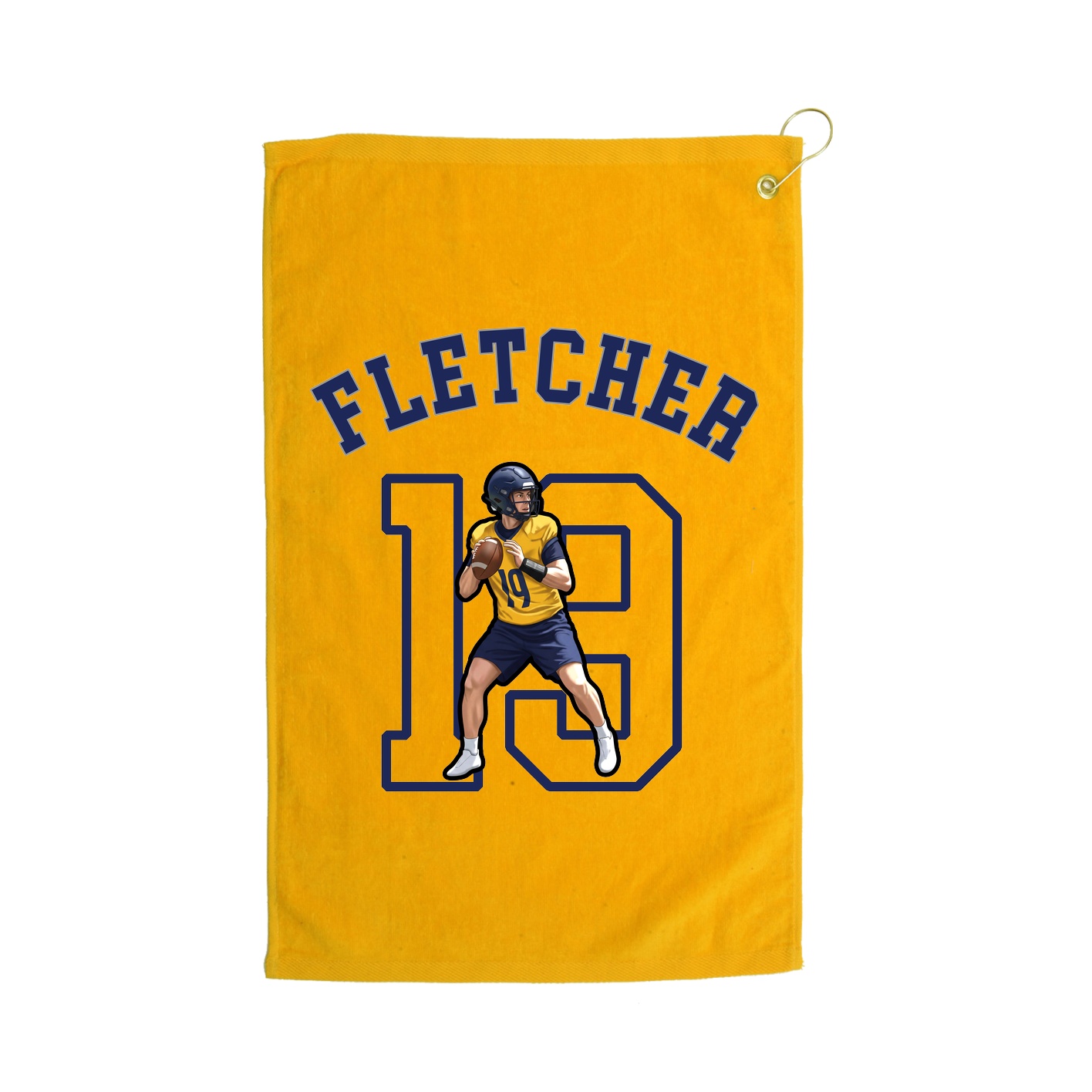 Golf Towel — Shirsey Arch in Gold
