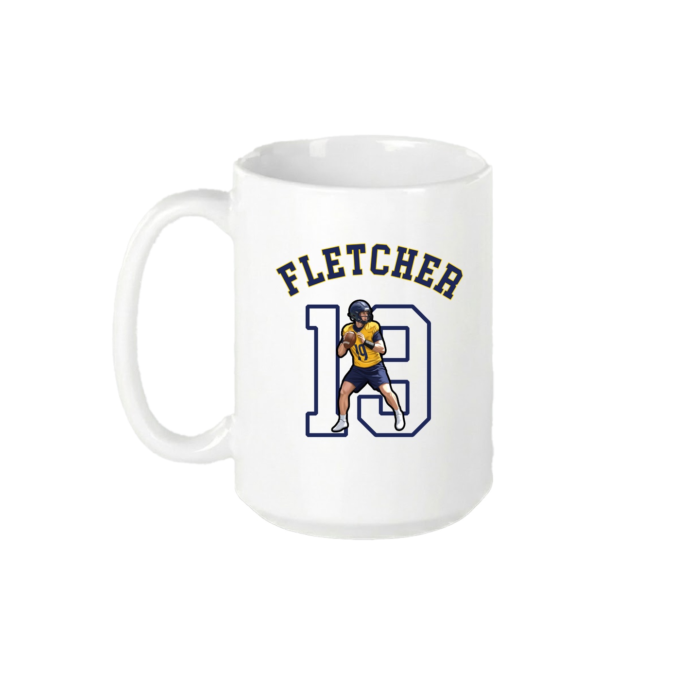 15oz Coffee Mug — Shirsey Arch in White