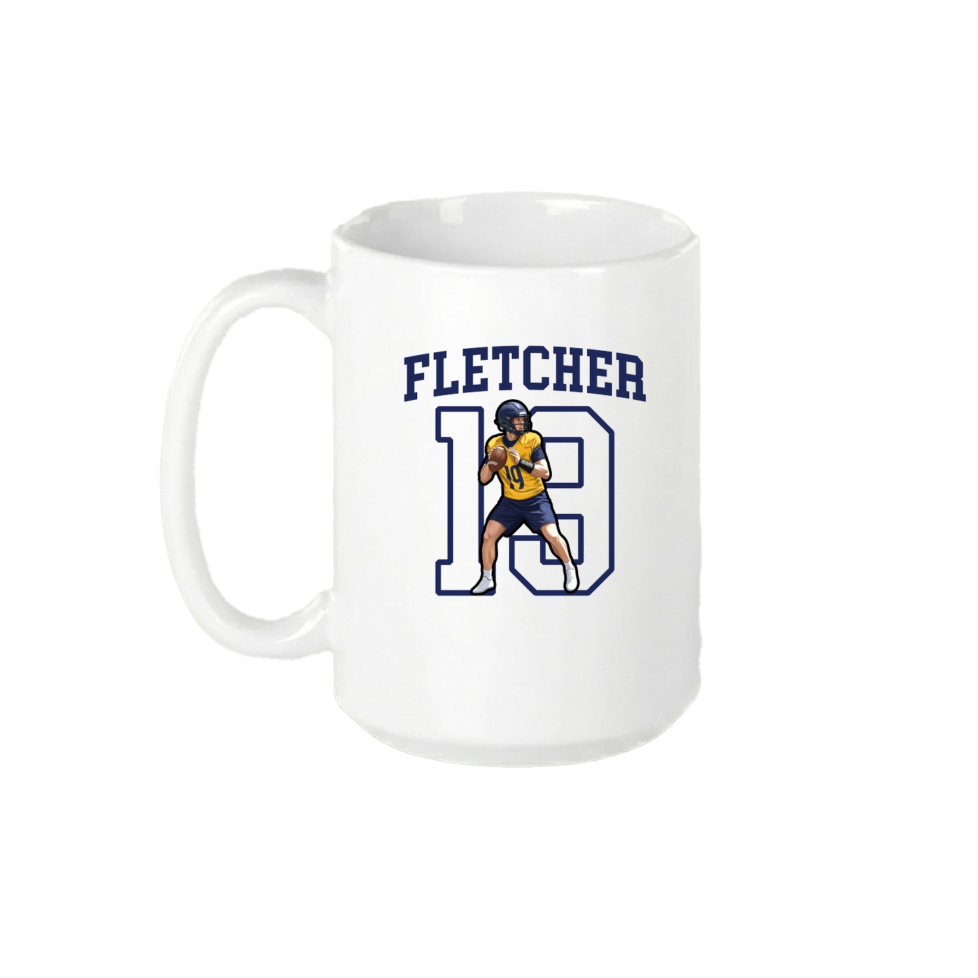 15oz Coffee Mug — Shirsey in White