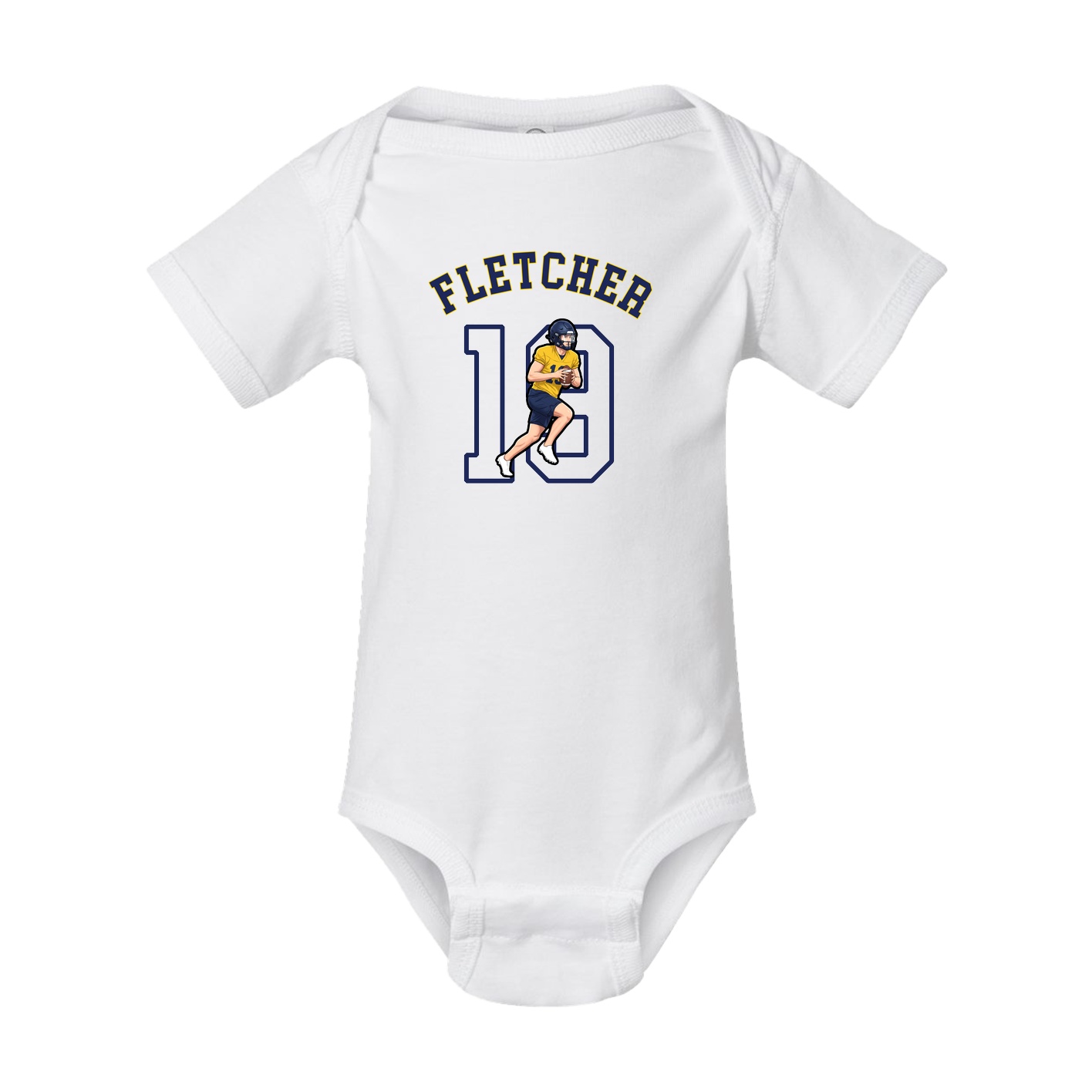 Baby Onesie — Shirsey Arch in White