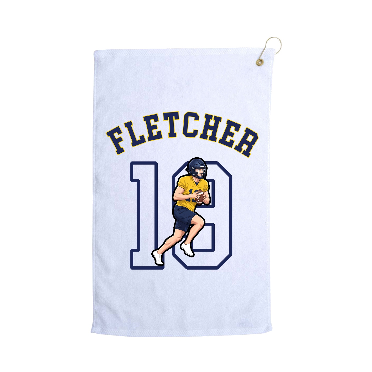 Golf Towel — Shirsey Arch in White