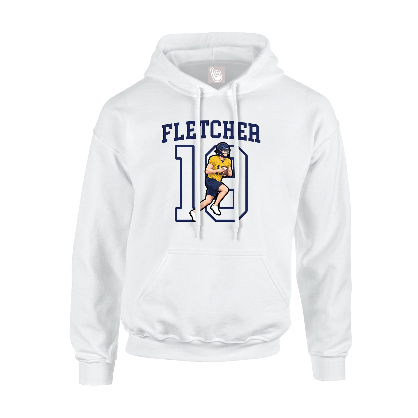 Youth Hoodie — Shirsey in White