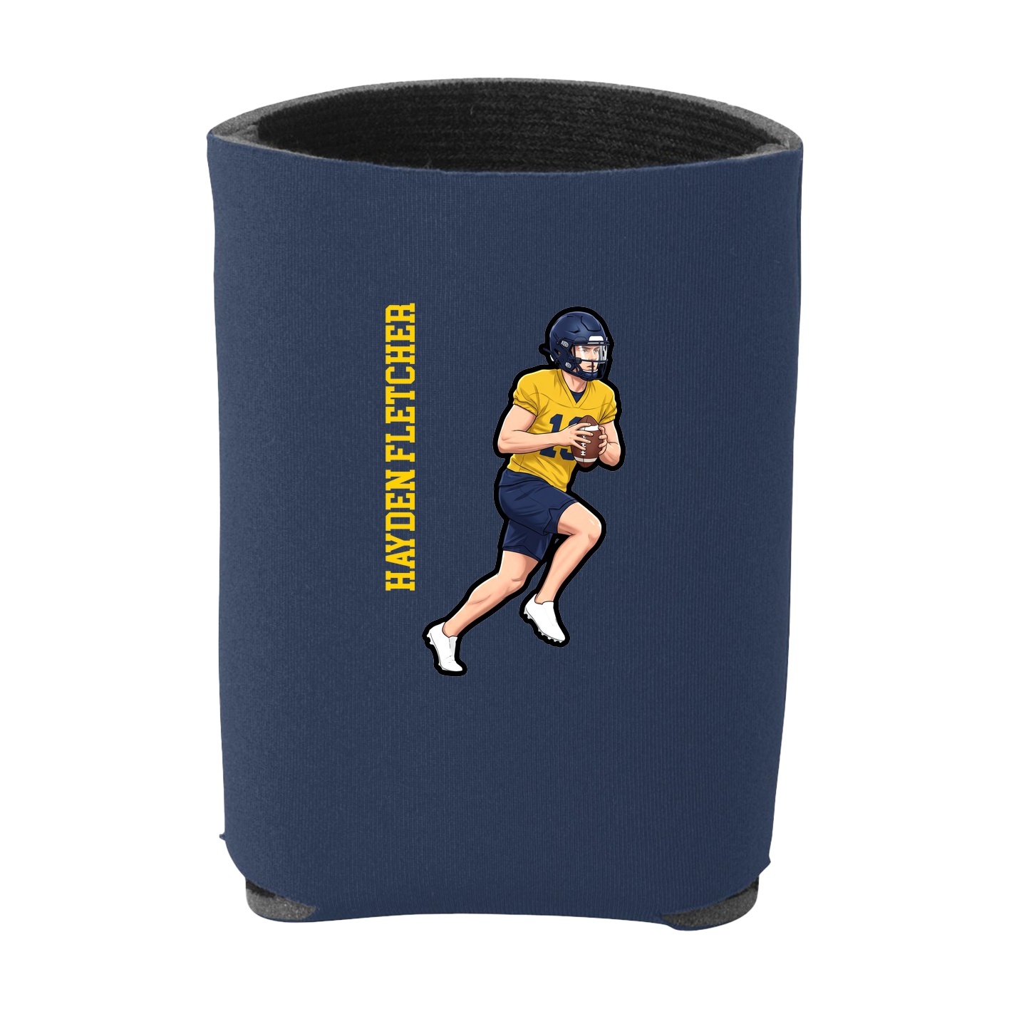 Can Holder — Name Vertical in Navy