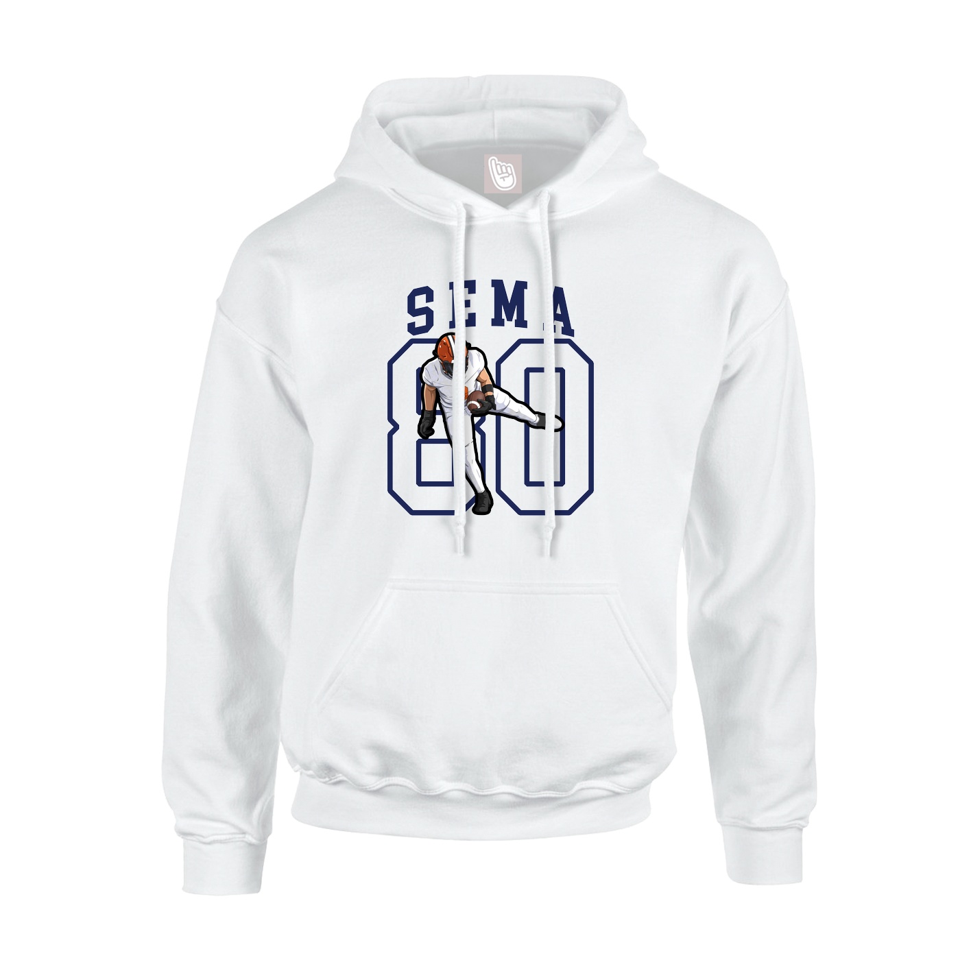 Hoodie — Shirsey in White