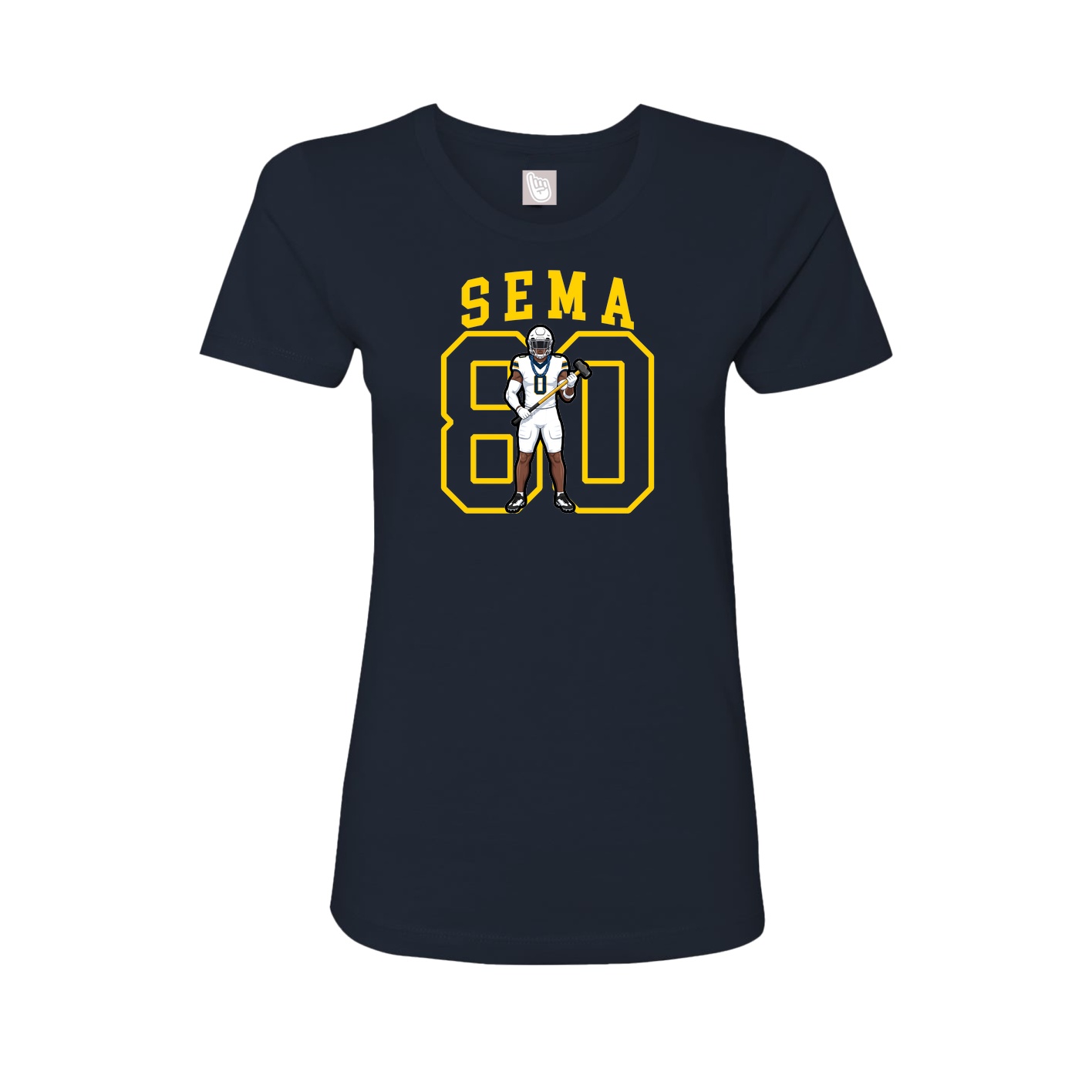 Fitted Women's Tee — Shirsey in Navy