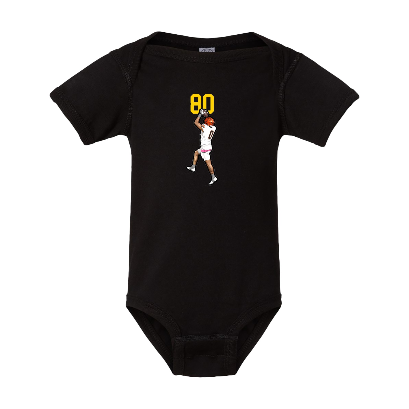 Baby Onesie — Number Top in Black
