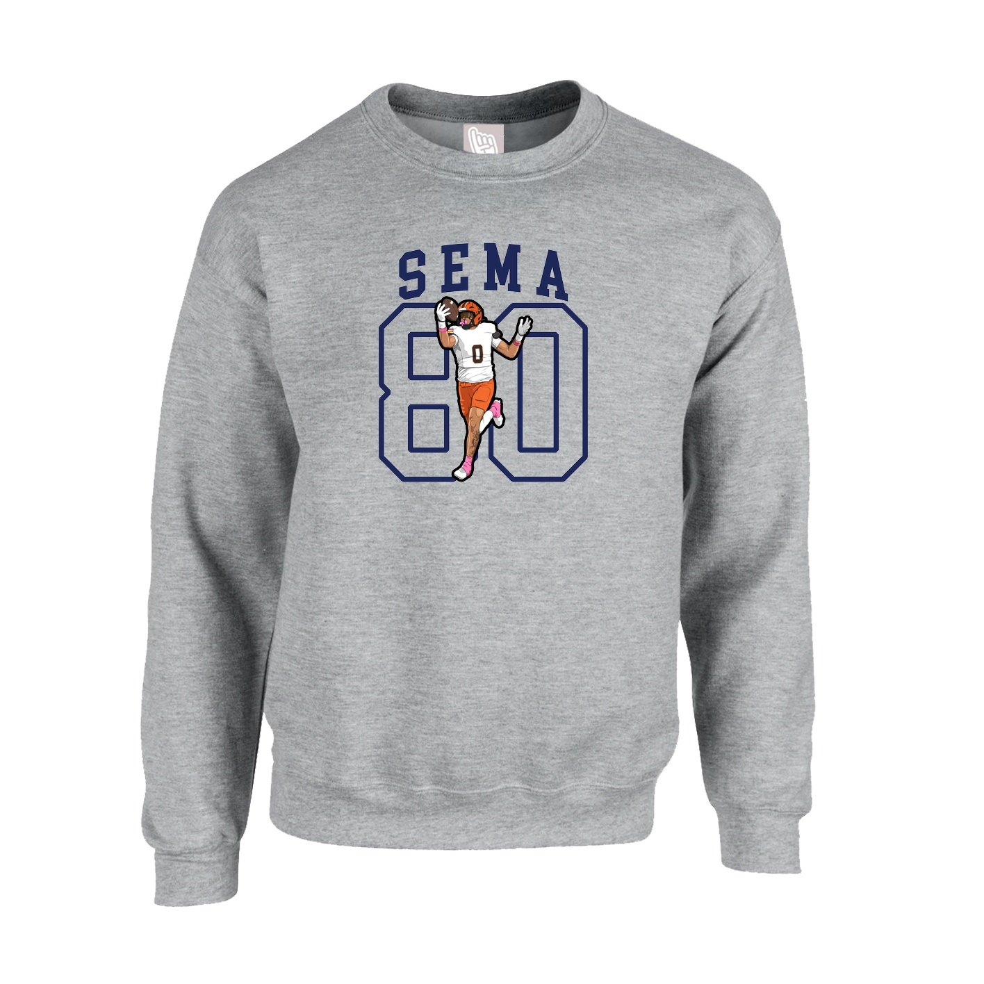 Fleece Crew — Shirsey in Grey