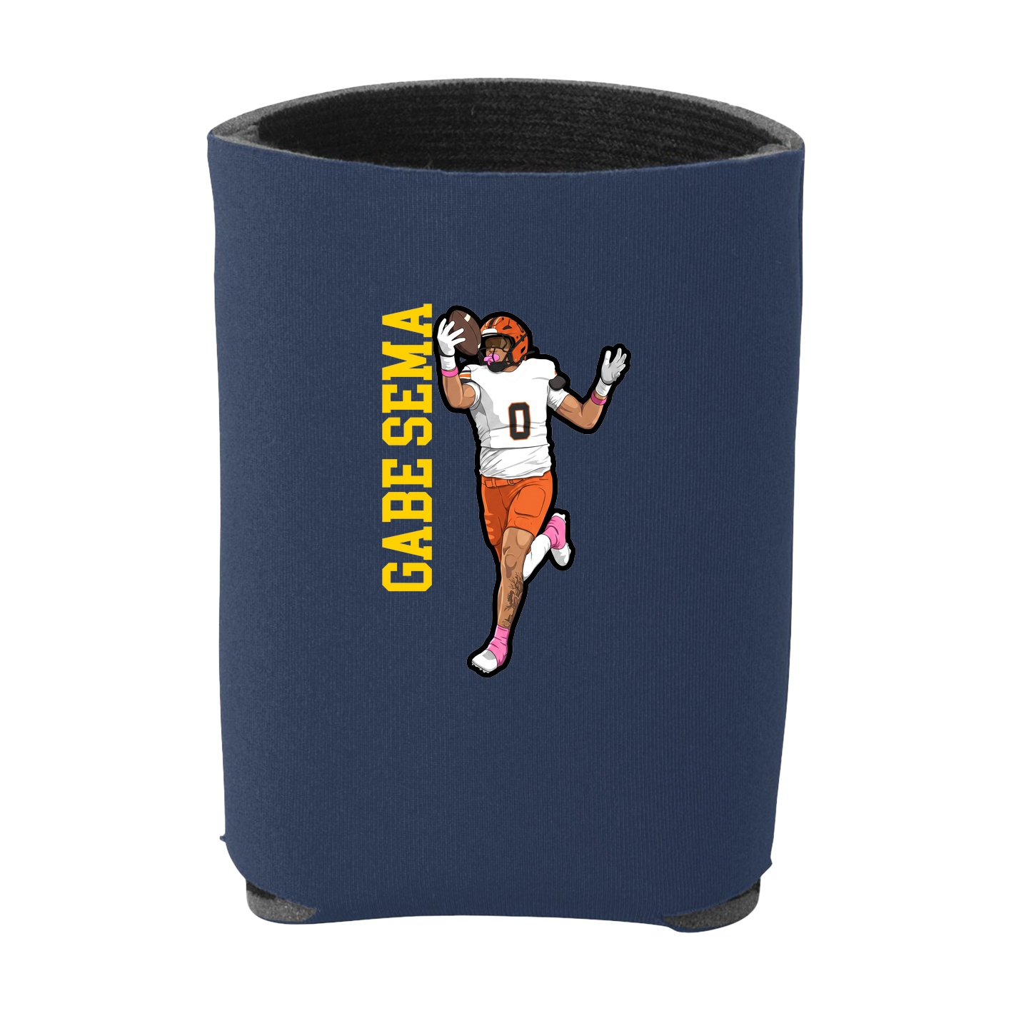 Can Holder — Name Vertical in Navy