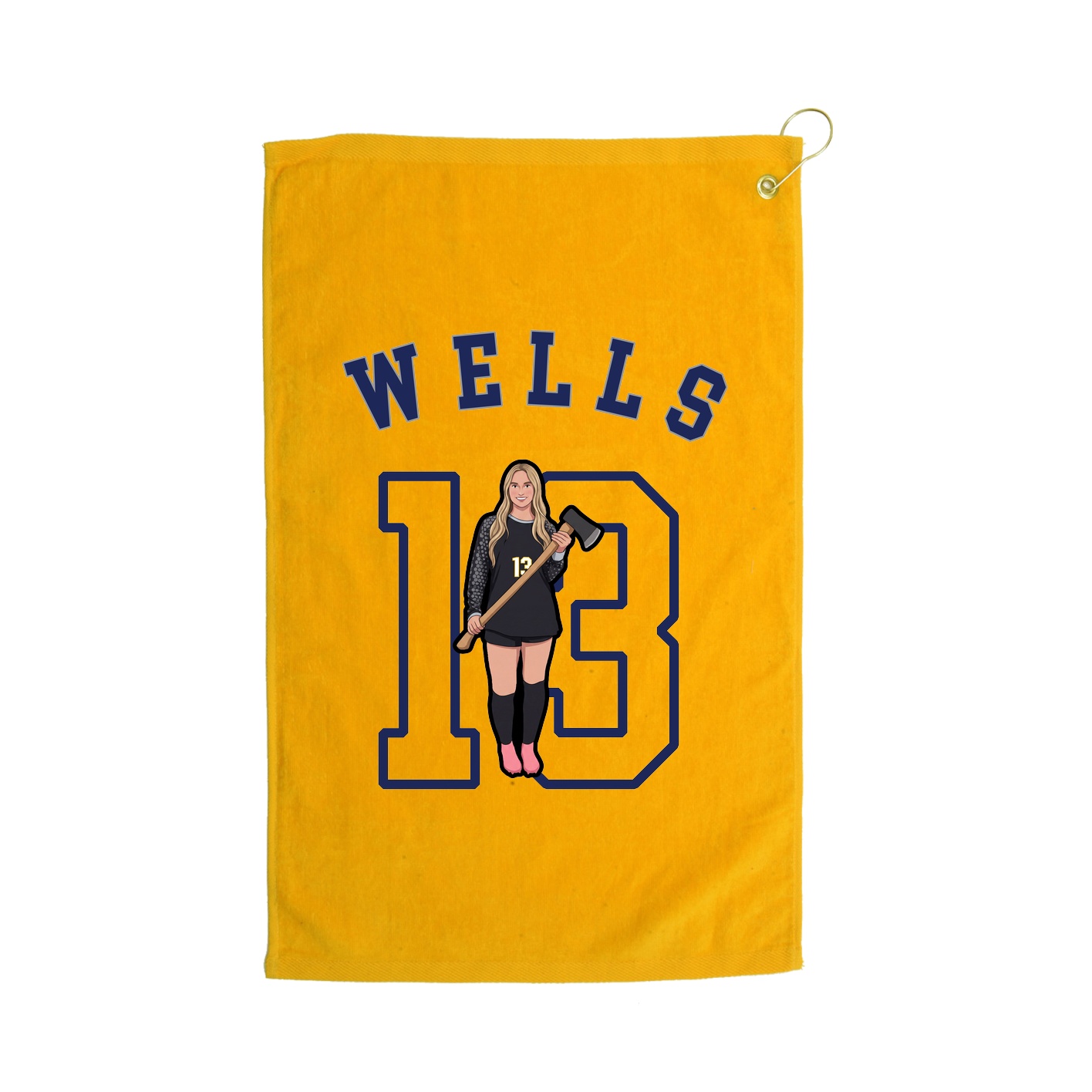 Golf Towel — Shirsey Arch in Gold