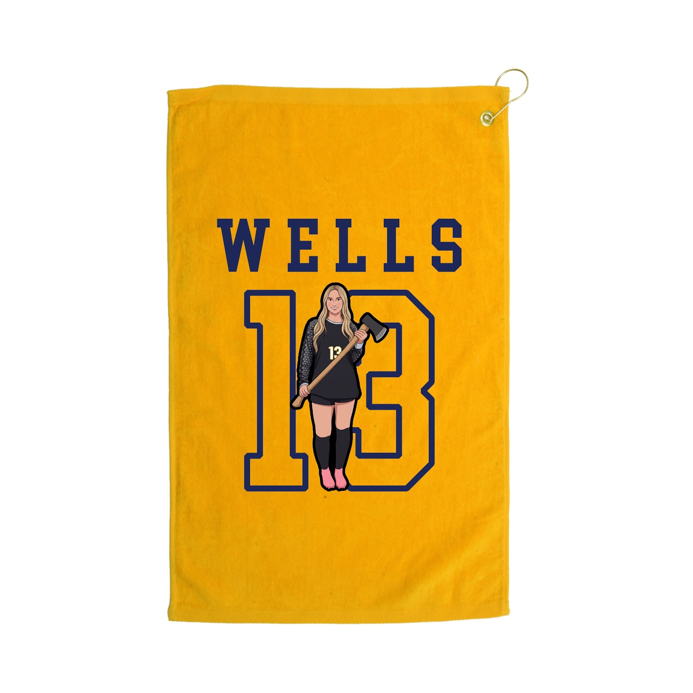 Golf Towel — Shirsey in Gold