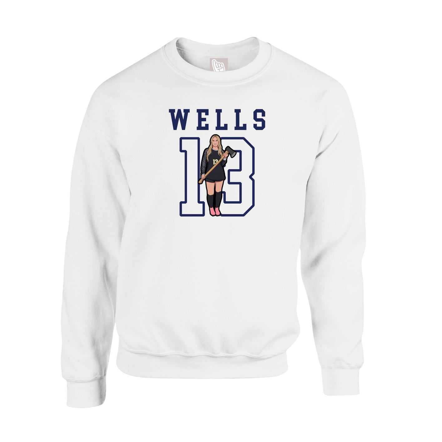 Fleece Crew — Shirsey in White