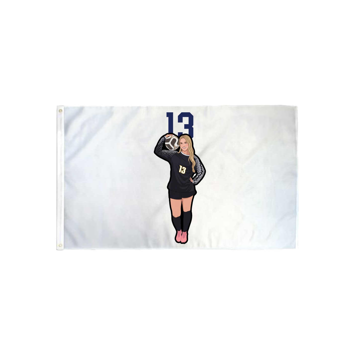 3x5 Flag — Number Top in Classic