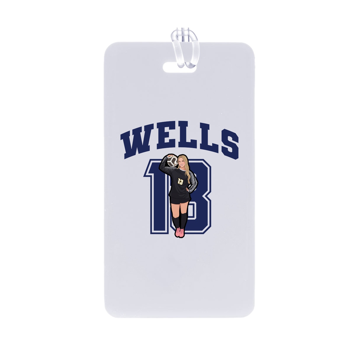 Bag Tag — Number in Classic