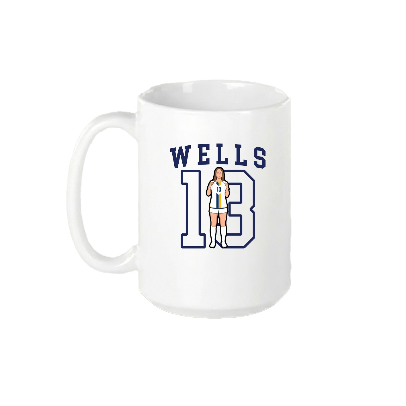 15oz Coffee Mug — Shirsey in White