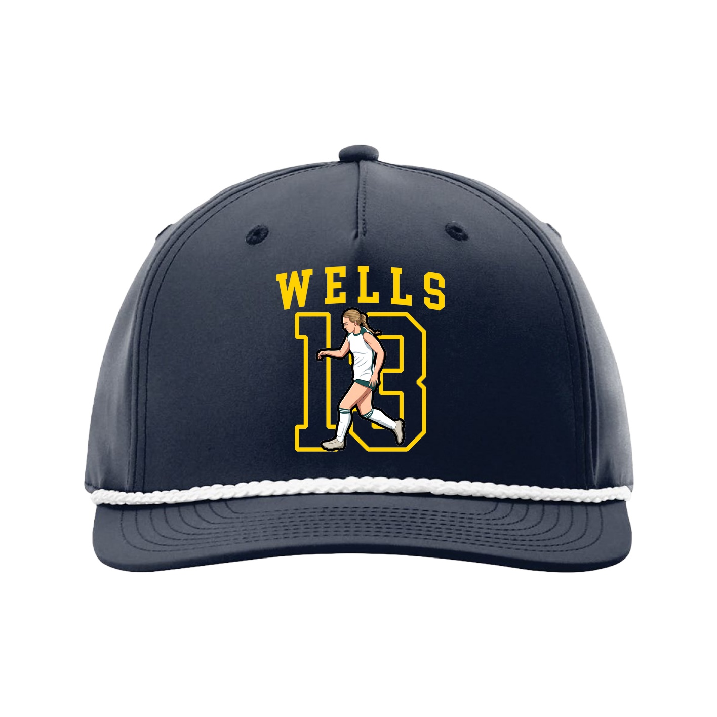Five-Panel Classic Rope Cap — Shirsey in Navy