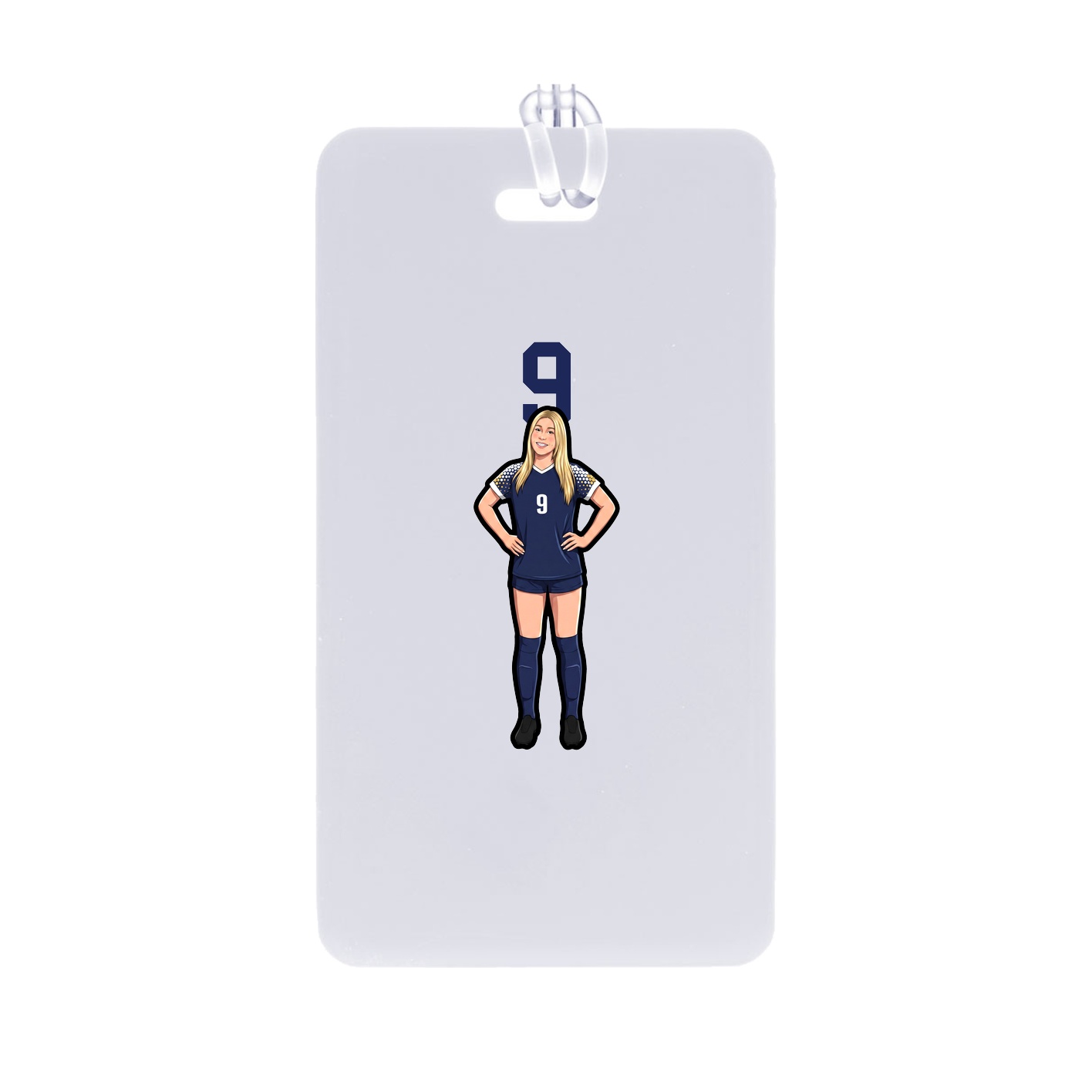 Bag Tag — Number Top in Classic