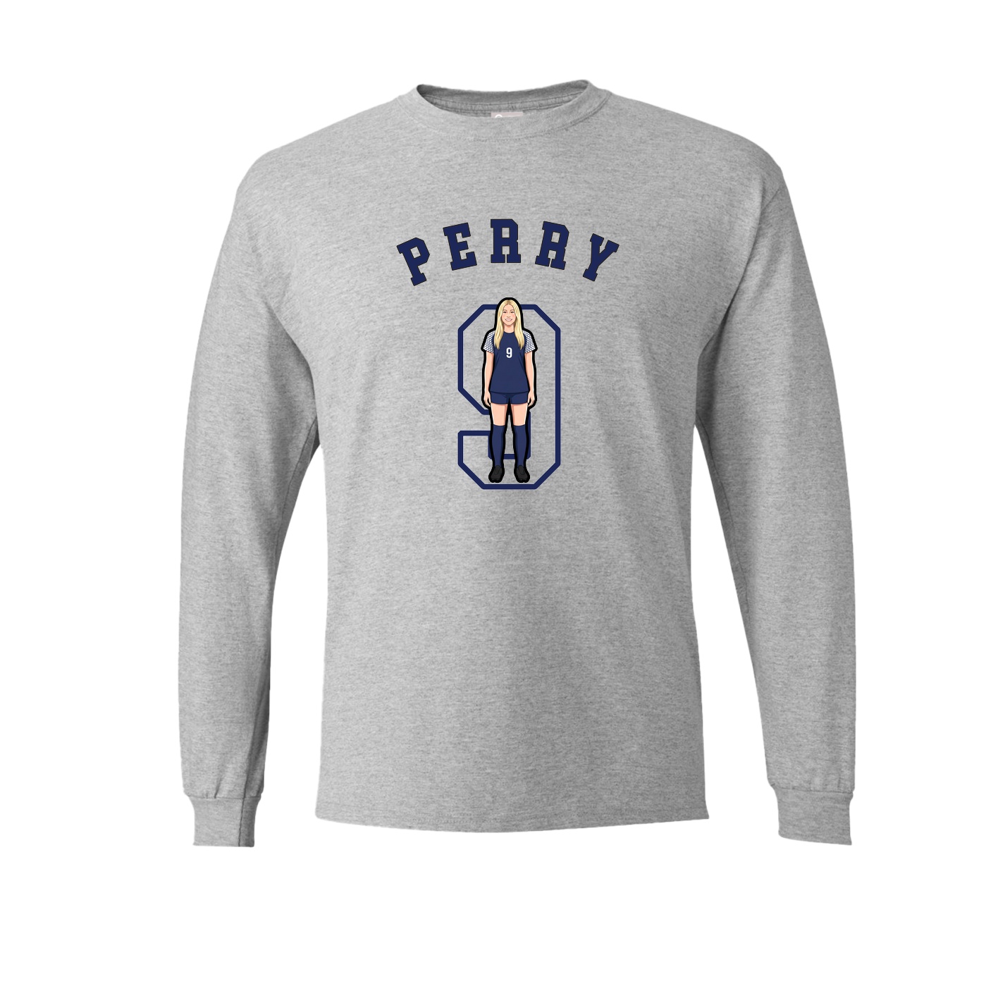 Long Sleeve Tee — Shirsey Arch in Grey