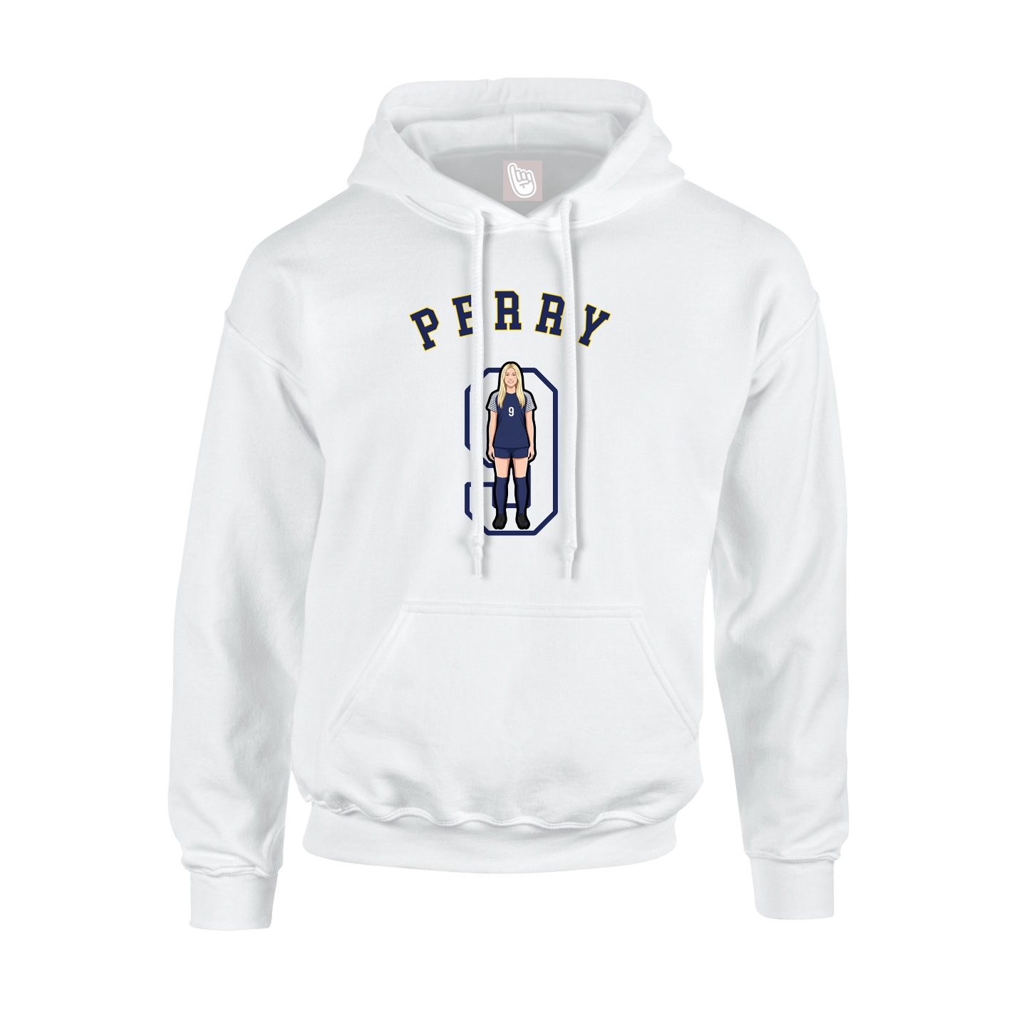 Youth Hoodie — Shirsey Arch in White