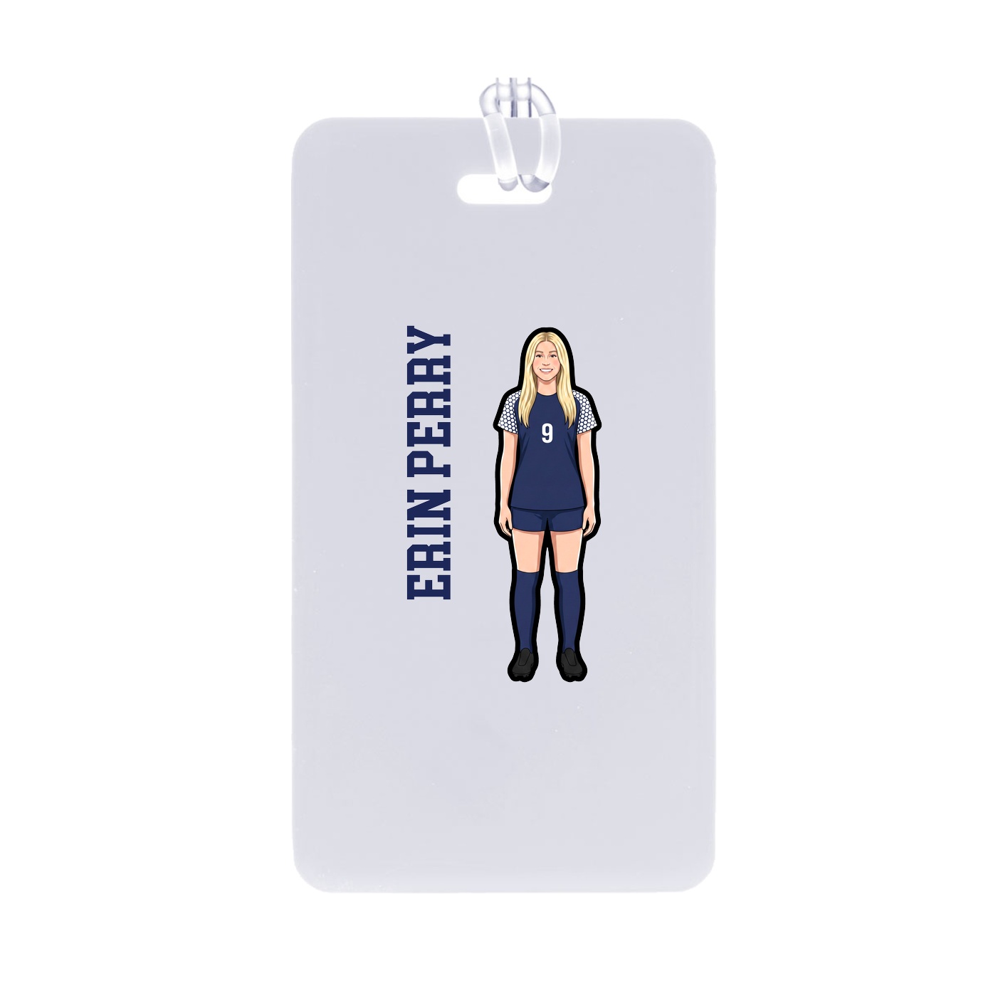 Bag Tag — Name Vertical in Classic