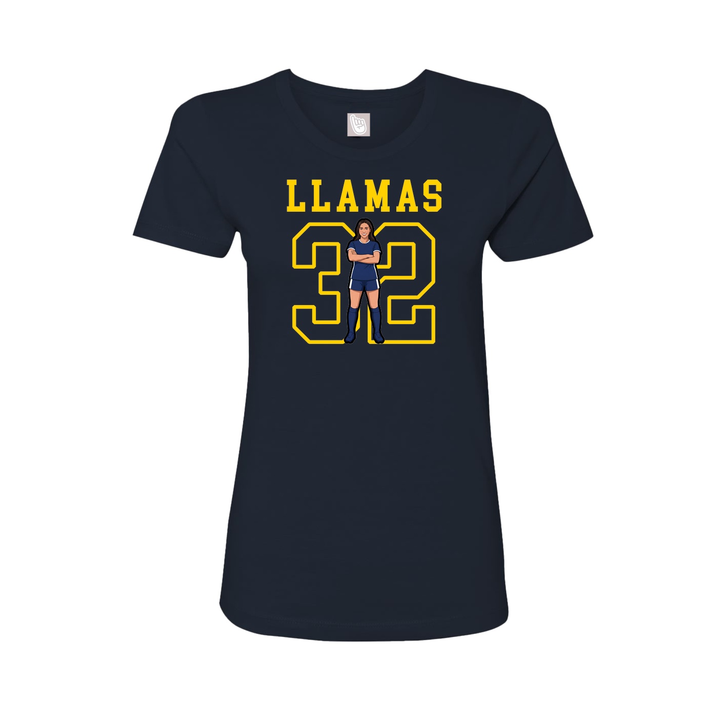 Fitted Women's Tee — Shirsey in Navy
